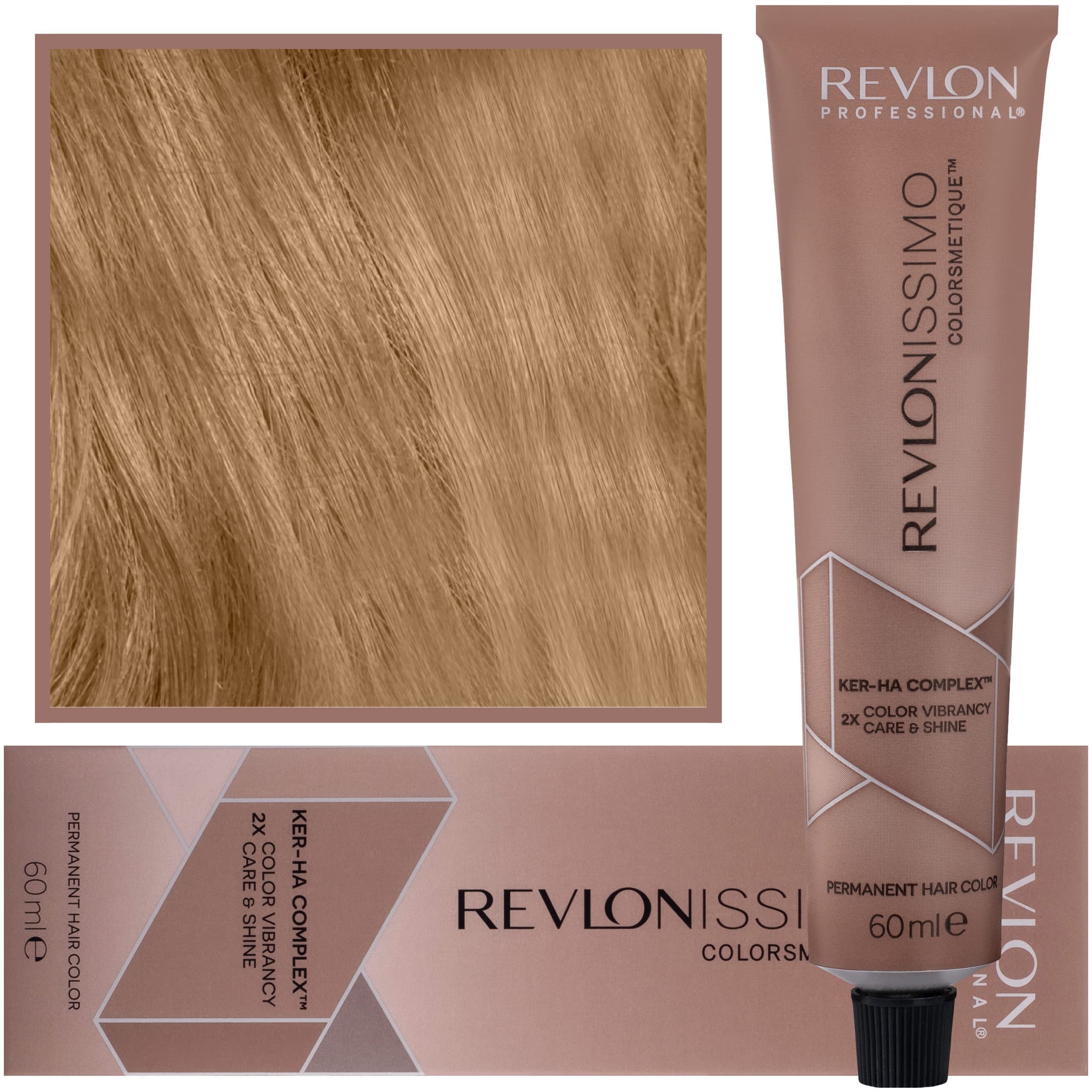 Revlonissimo Colorsmetique High Coverage - profesjonalna farba do siwych włosów, HC 7,41 | Średni Kasztanowy Popielaty Blond