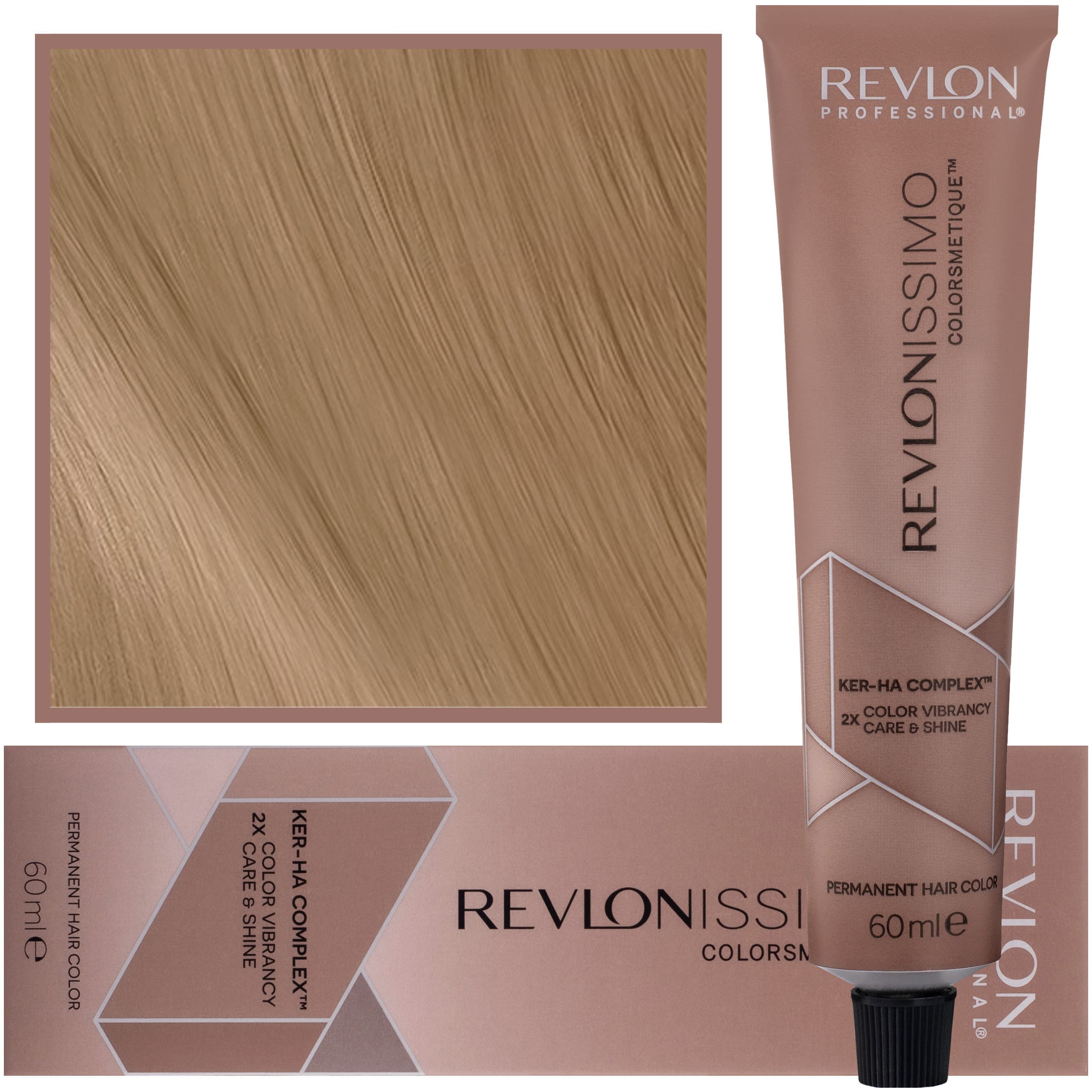 Revlonissimo Colorsmetique - kremowa farba do włosów, 7,41 | Średni Kasztanowy Popielaty Blond