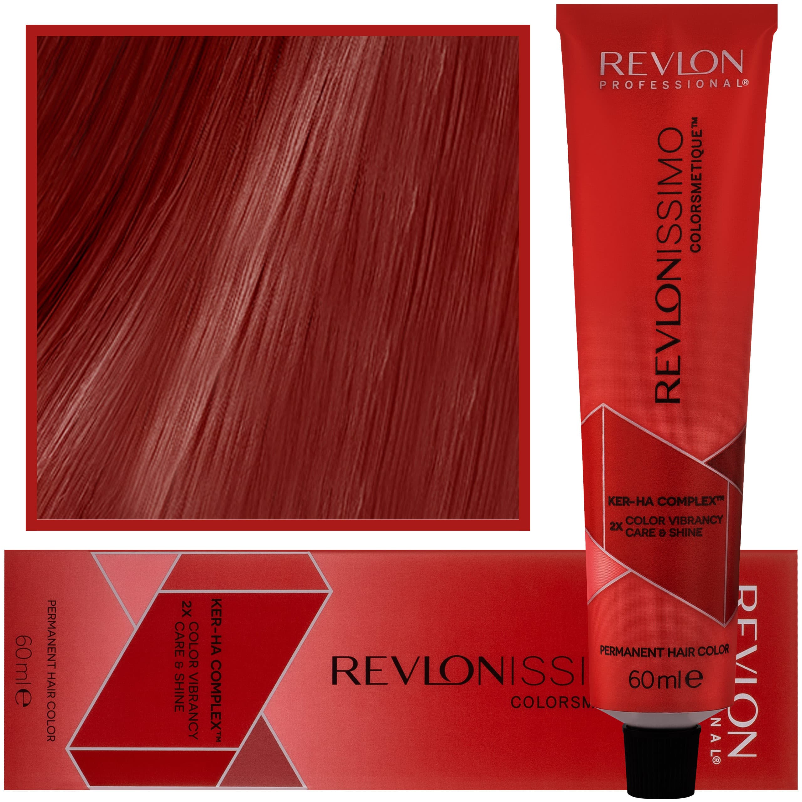 Revlonissimo Colorsmetique - kremowa farba do włosów, 66,60 | Intensywna Czerwień