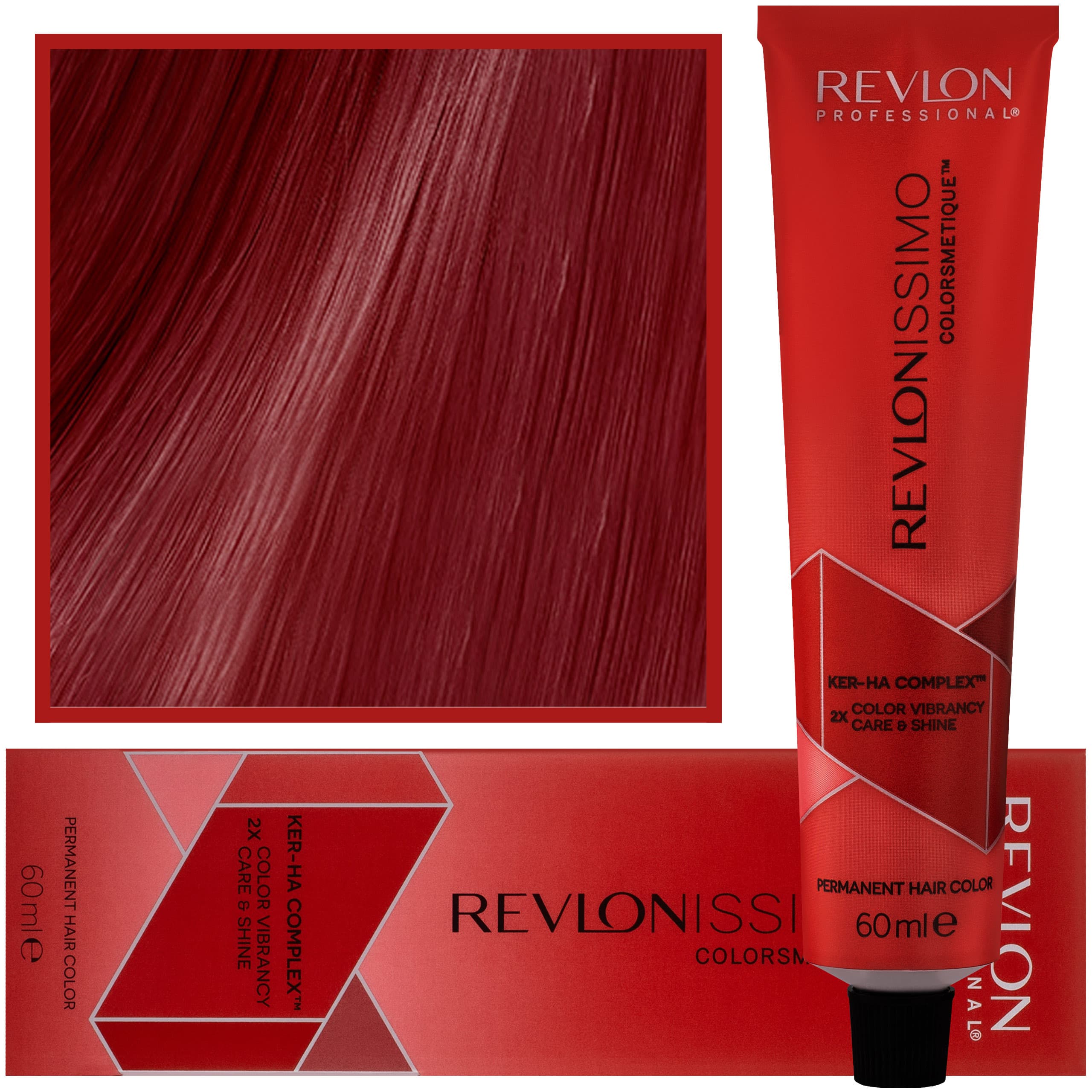 Revlonissimo Colorsmetique - kremowa farba do włosów, 66,66 | Intensywna Fioletowa Czerwień