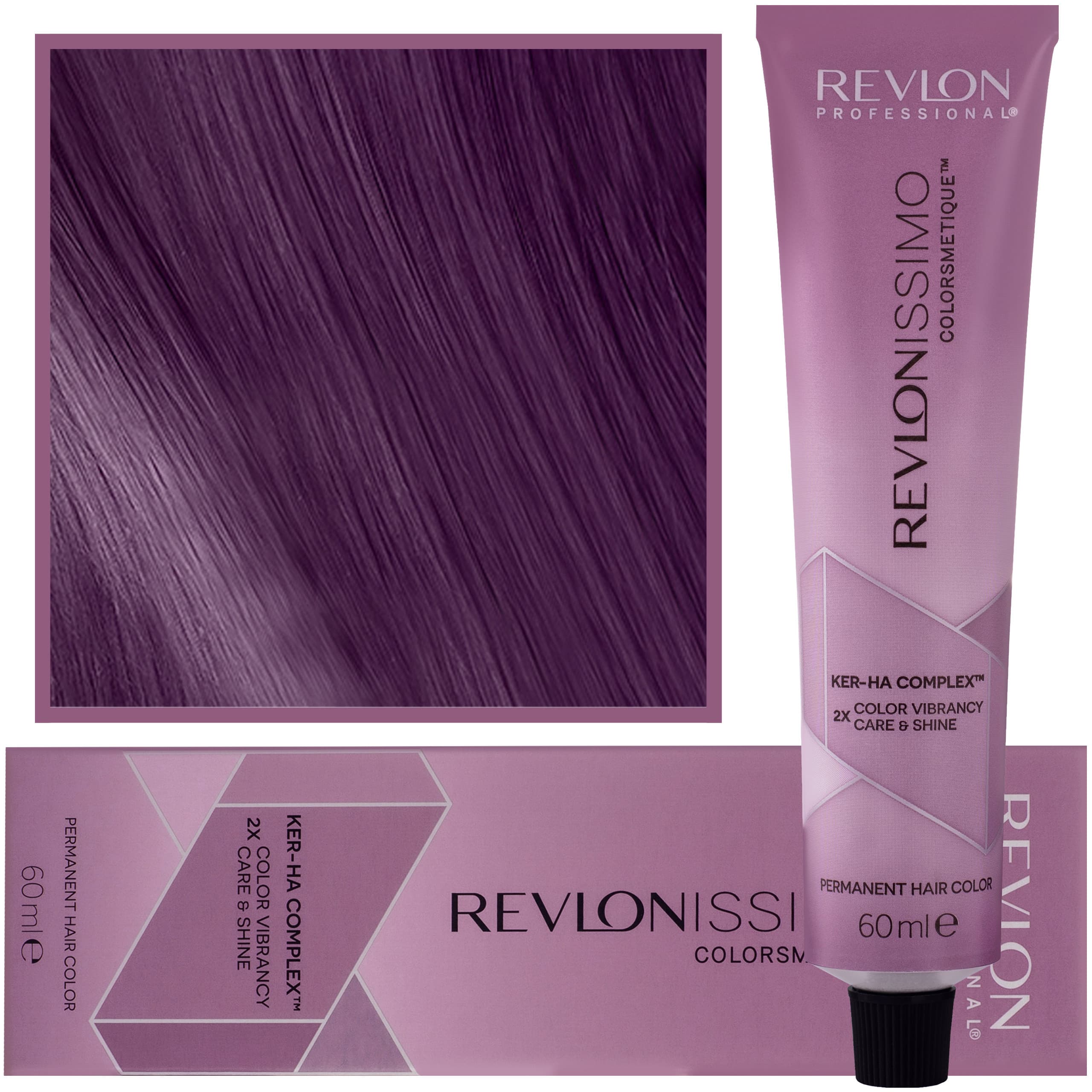 Revlonissimo Colorsmetique - kremowa farba do włosów, 55,22 | Intensywny Jasny Burgund
