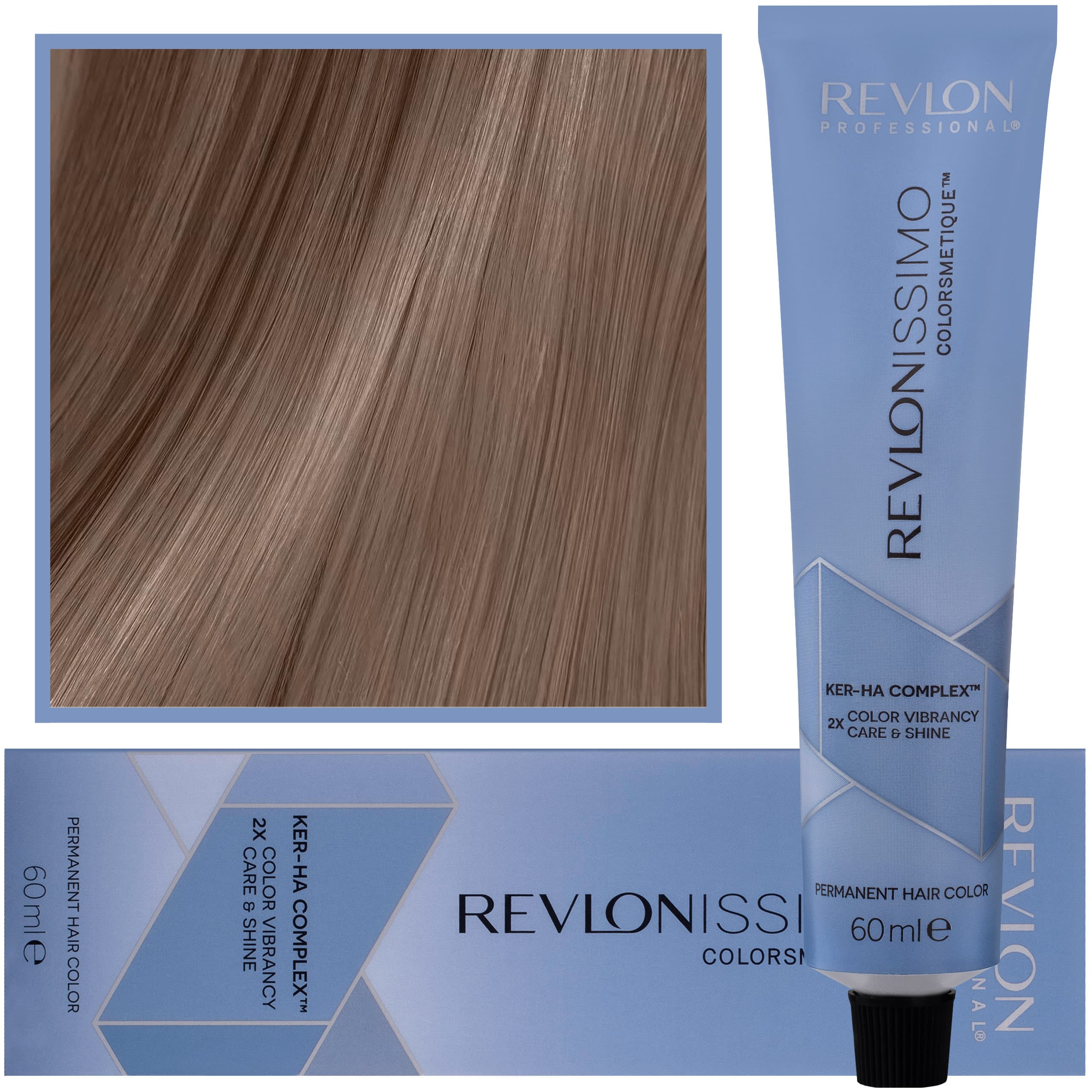 Revlonissimo Colorsmetique - kremowa farba do włosów, 5,12 | Jasny Popielaty Opalizujący Brąz