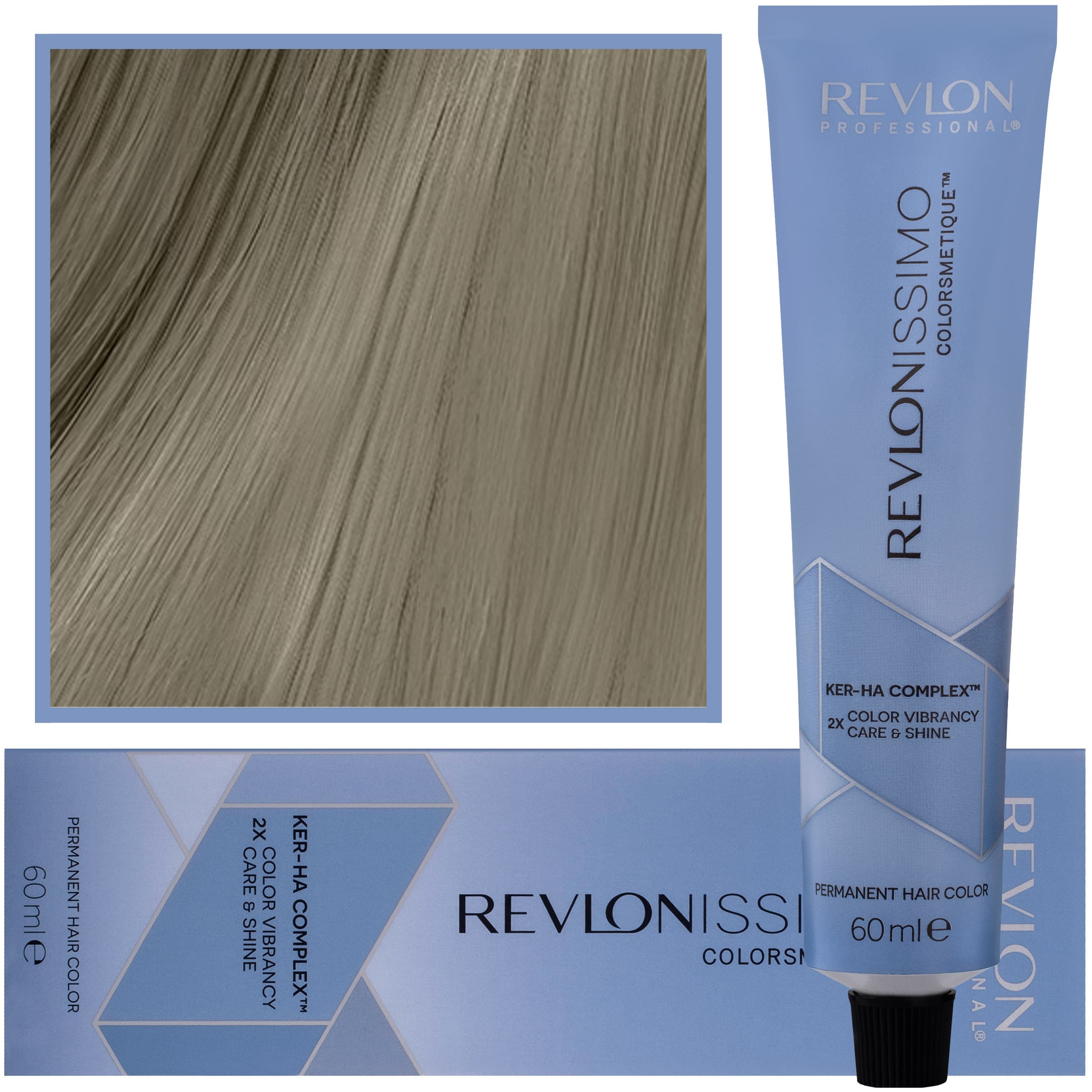 Revlonissimo Colorsmetique - kremowa farba do włosów, 6,01 | Ciemny Naturalny Popielaty Blond