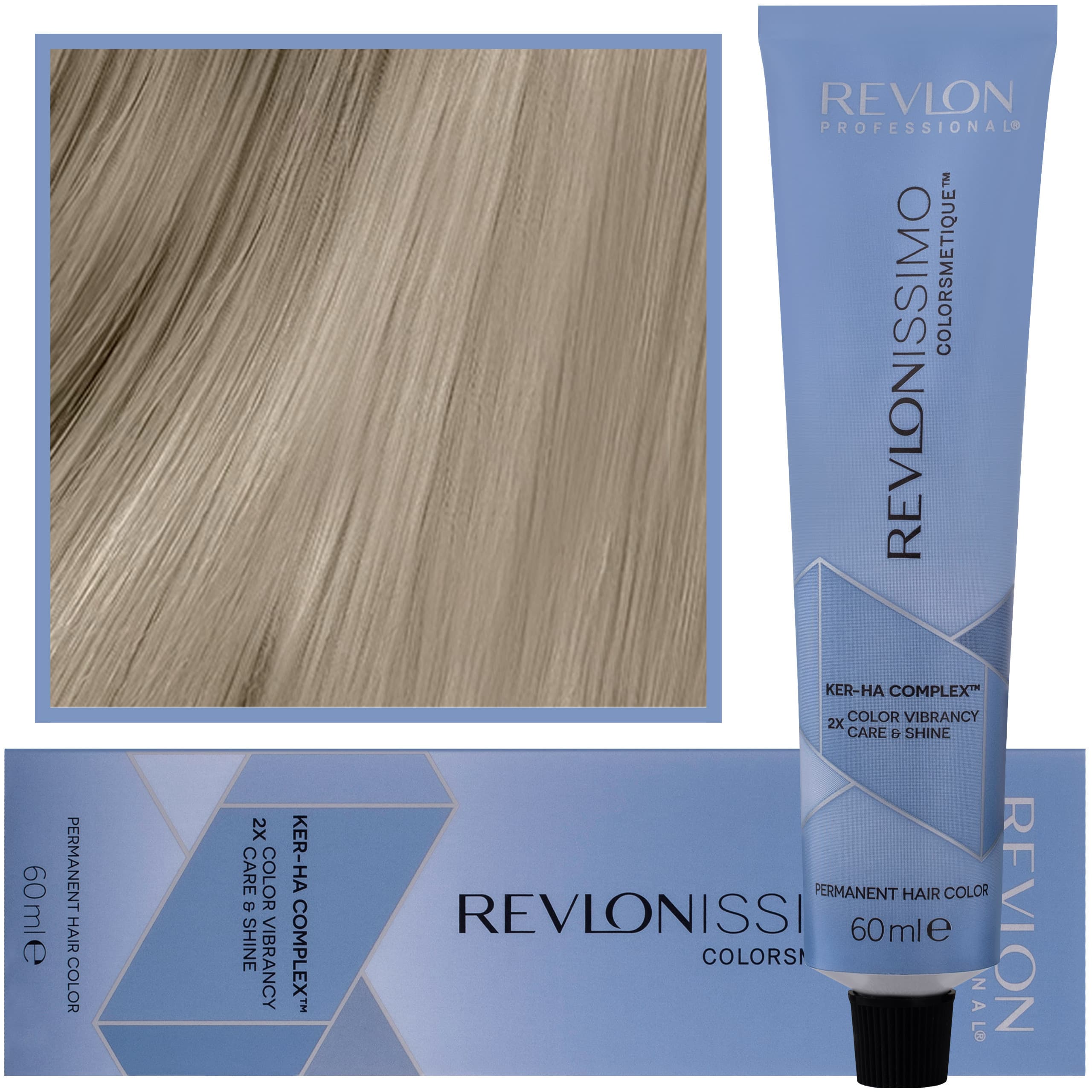 Revlonissimo Colorsmetique - kremowa farba do włosów, 8,01 | Jasny Naturalny Popielaty Blond