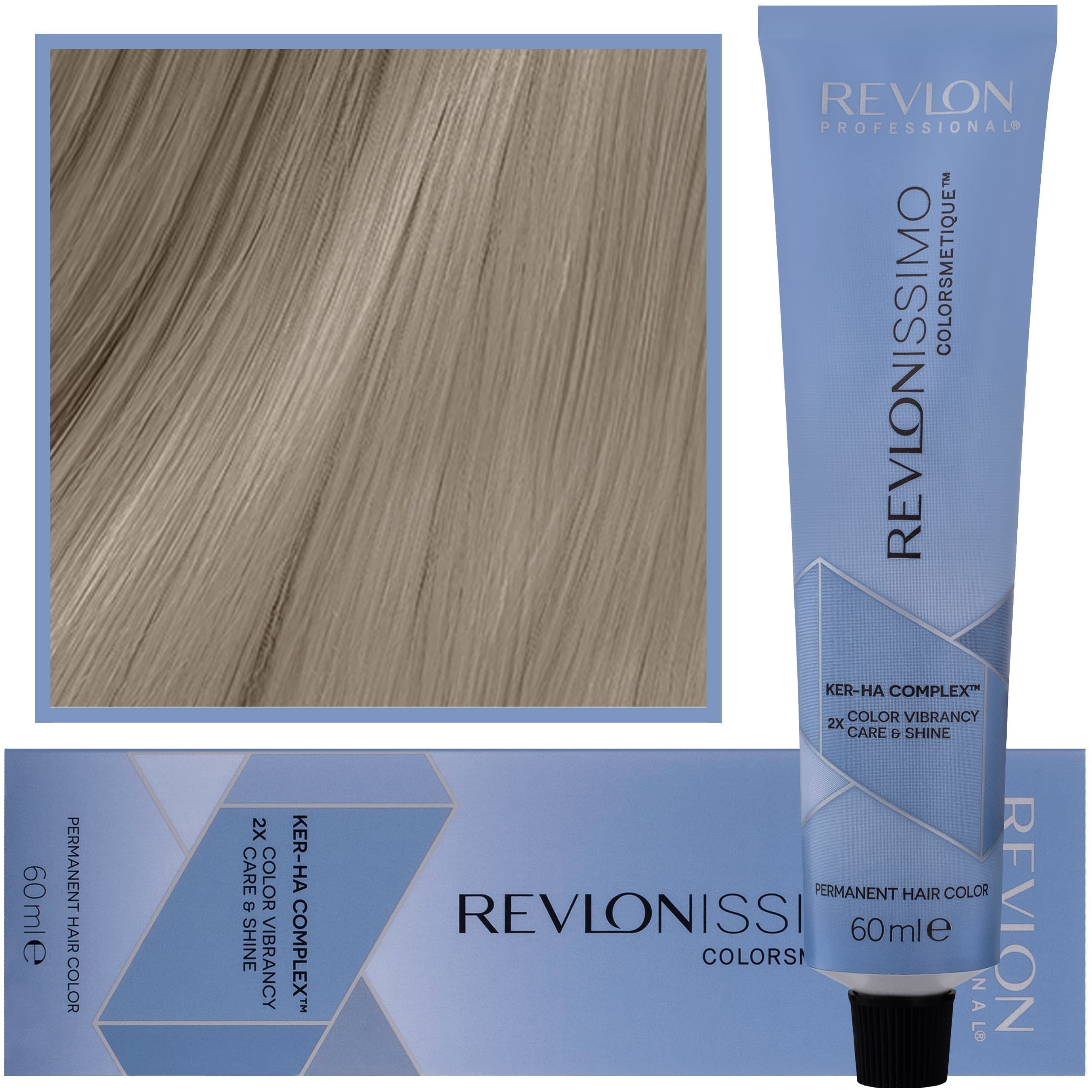 Revlonissimo Colorsmetique - kremowa farba do włosów, 8,1 | Jasny Popielaty Blond