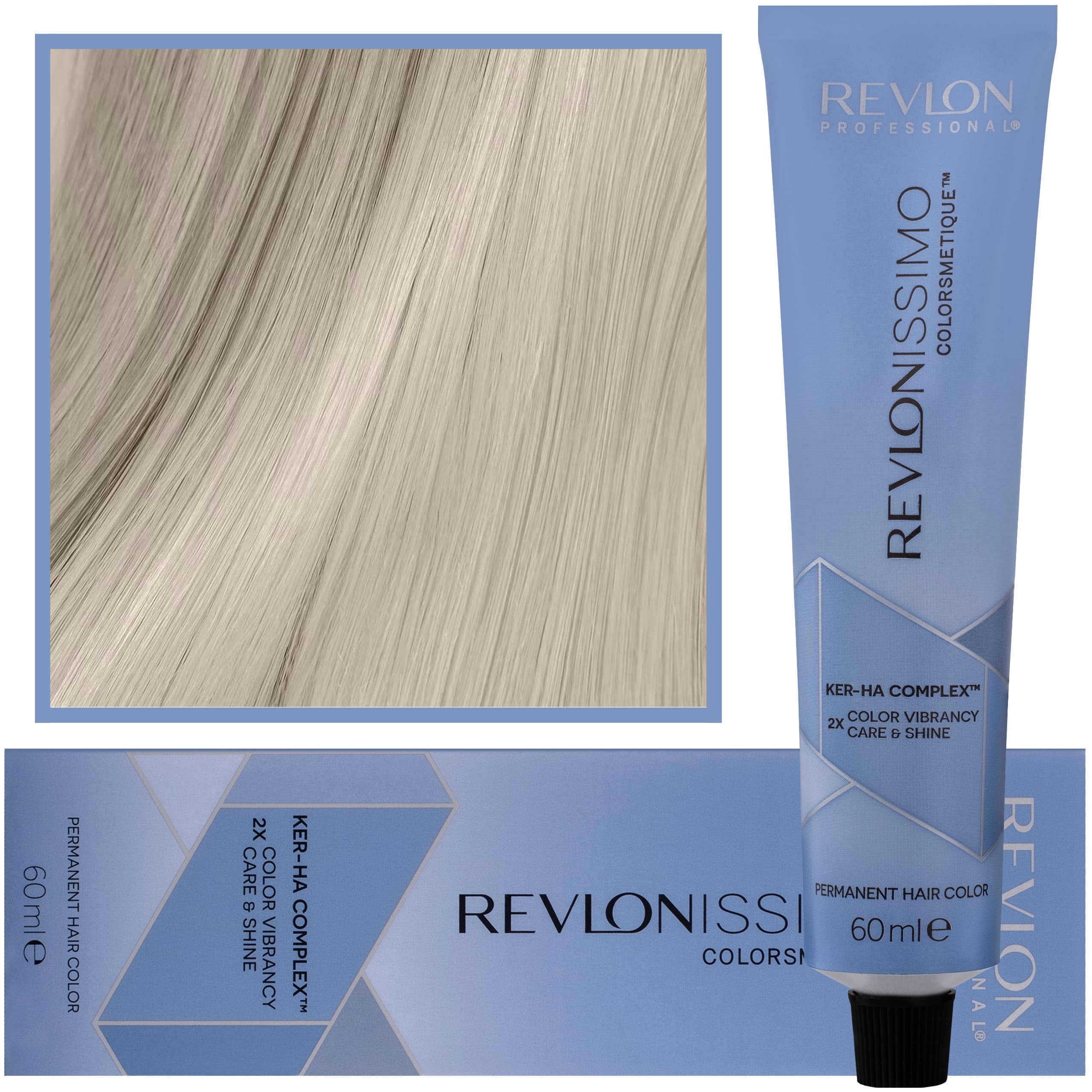 Revlonissimo Colorsmetique - kremowa farba do włosów, 9,1 | Bardzo Jasny Popielaty Blond