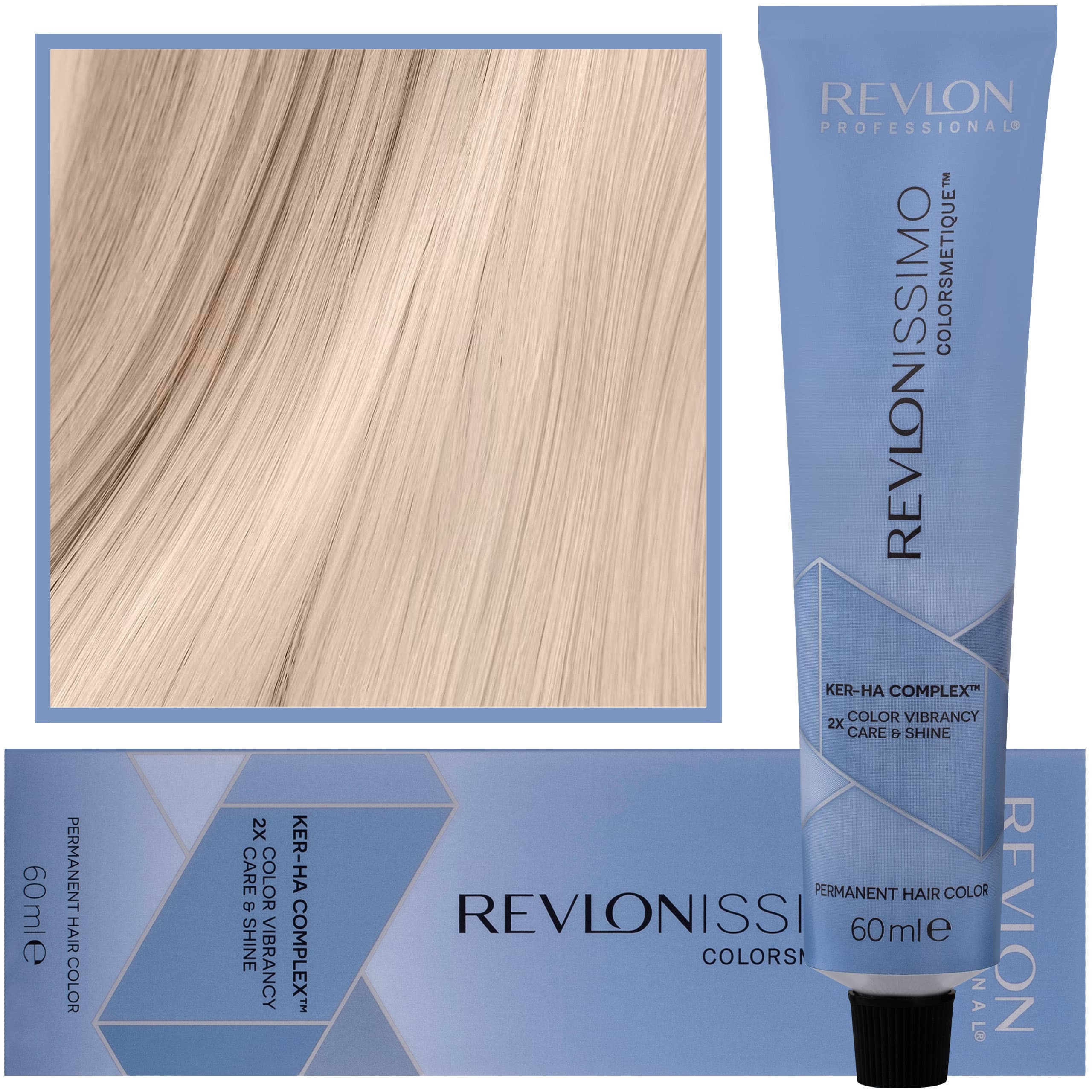 Revlonissimo Colorsmetique - kremowa farba do włosów, 9,2 | Bardzo Jasny Opalizujący Blond