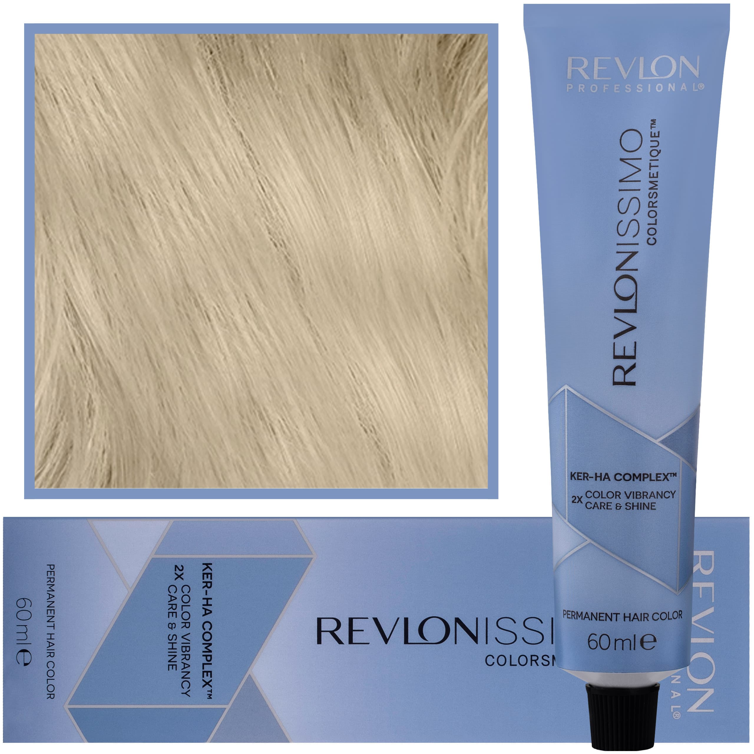 Revlonissimo Colorsmetique - kremowa farba do włosów, 1201 | Popielaty