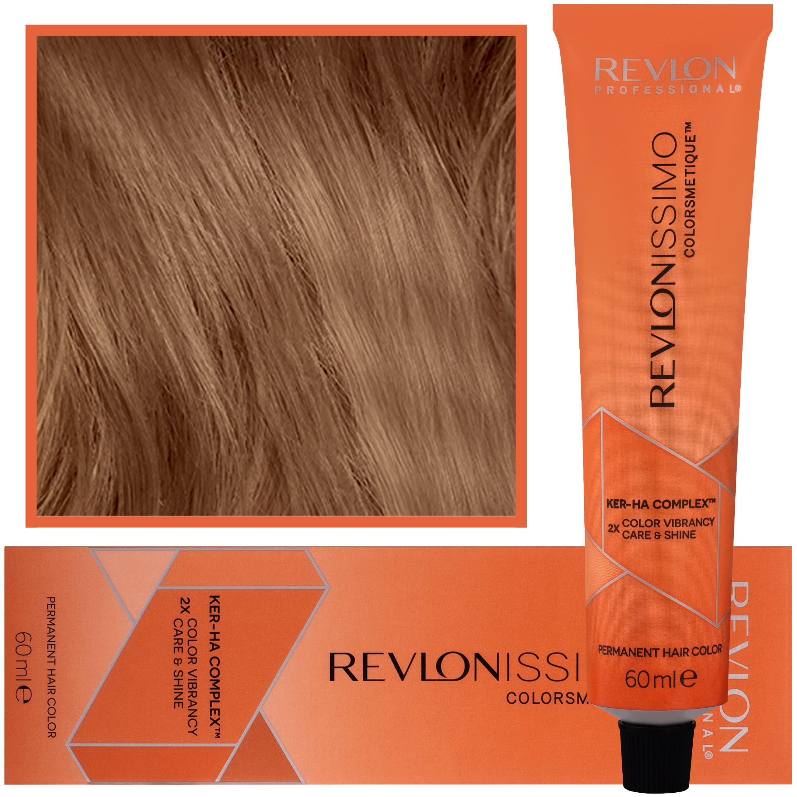 Revlonissimo Colorsmetique - kremowa farba do włosów, 6,4 | Ciemny Miedziany Blond