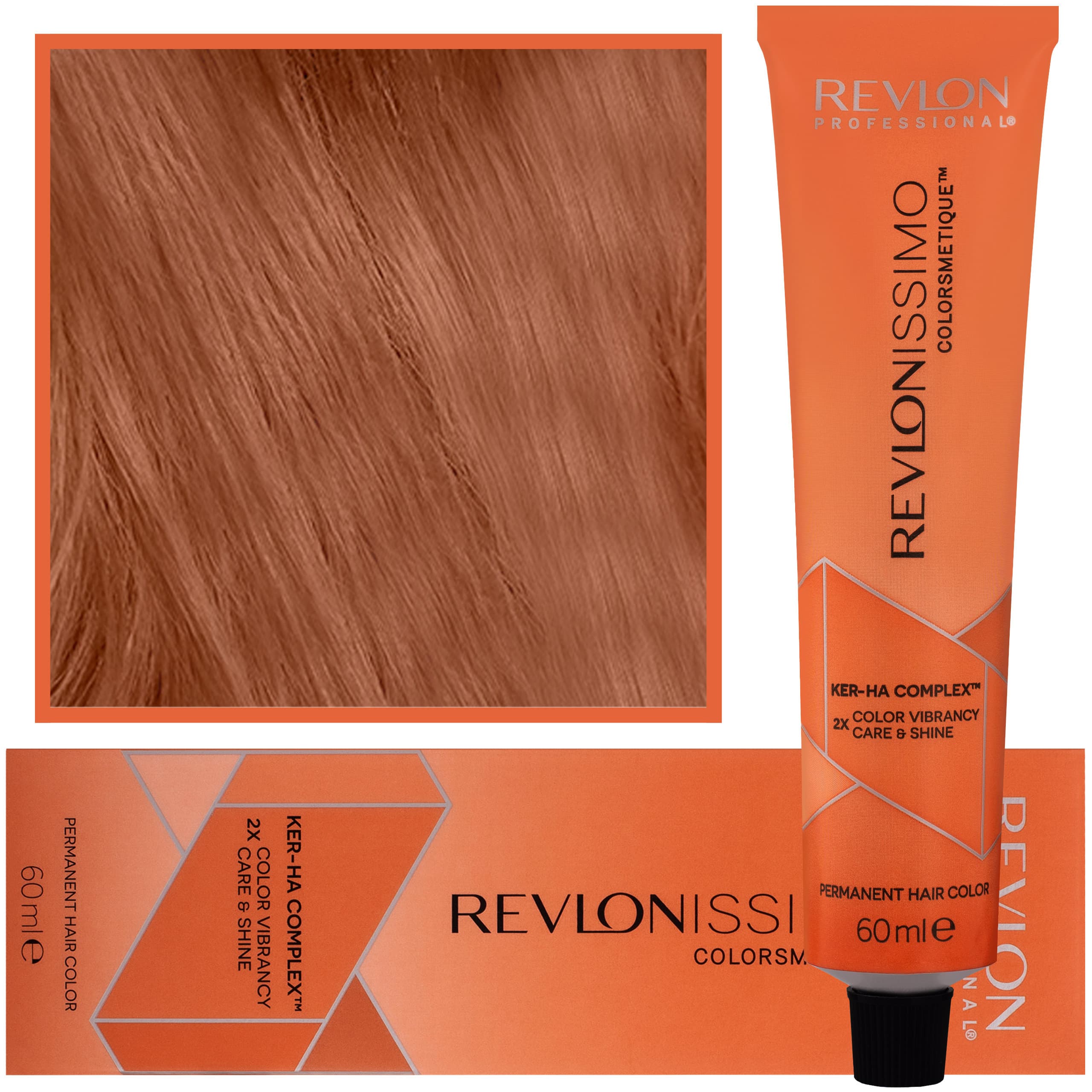 Revlonissimo Colorsmetique - kremowa farba do włosów, 66,40 | Intensywna Miedź