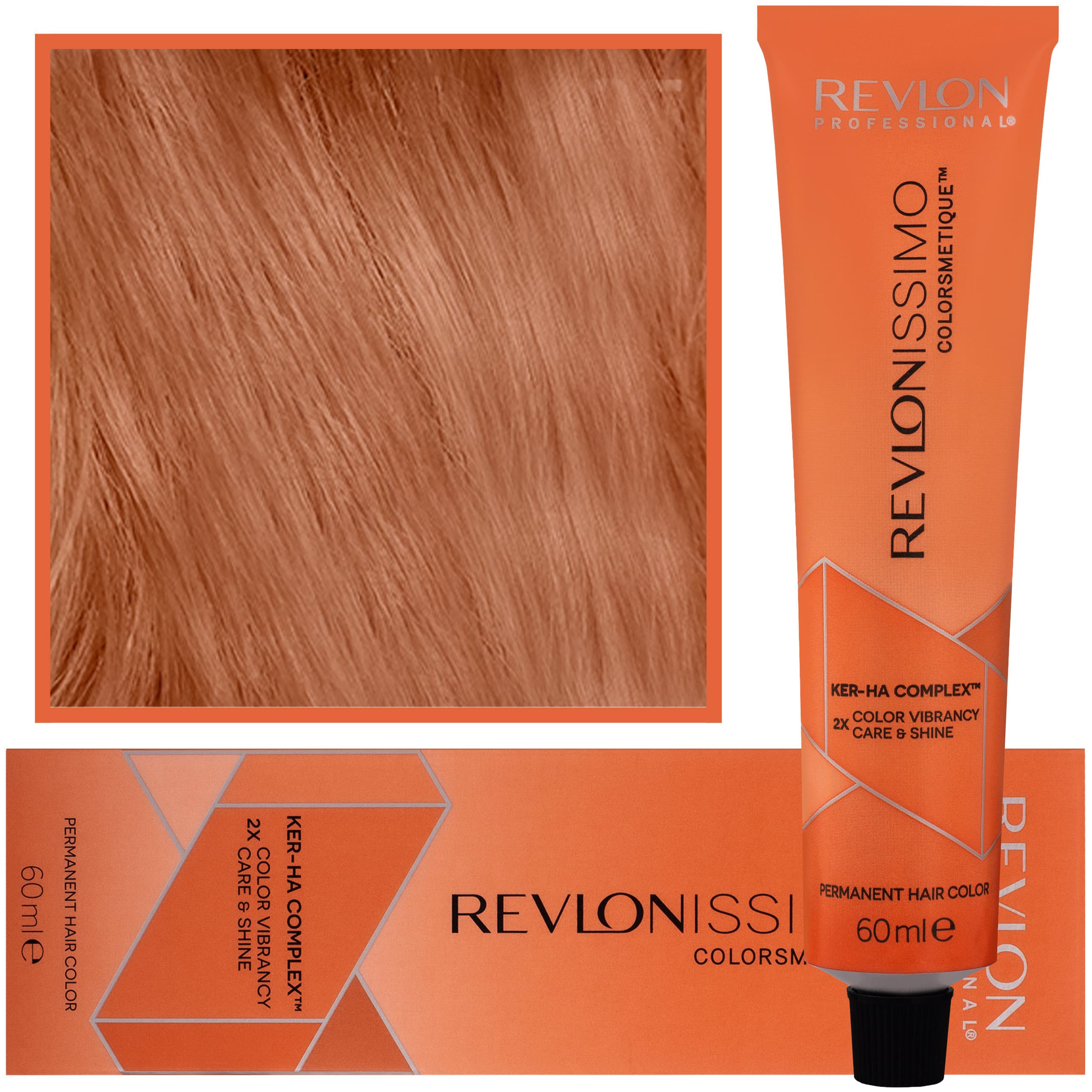 Revlonissimo Colorsmetique - kremowa farba do włosów, 77,40 | Intensywna Jasna Miedź