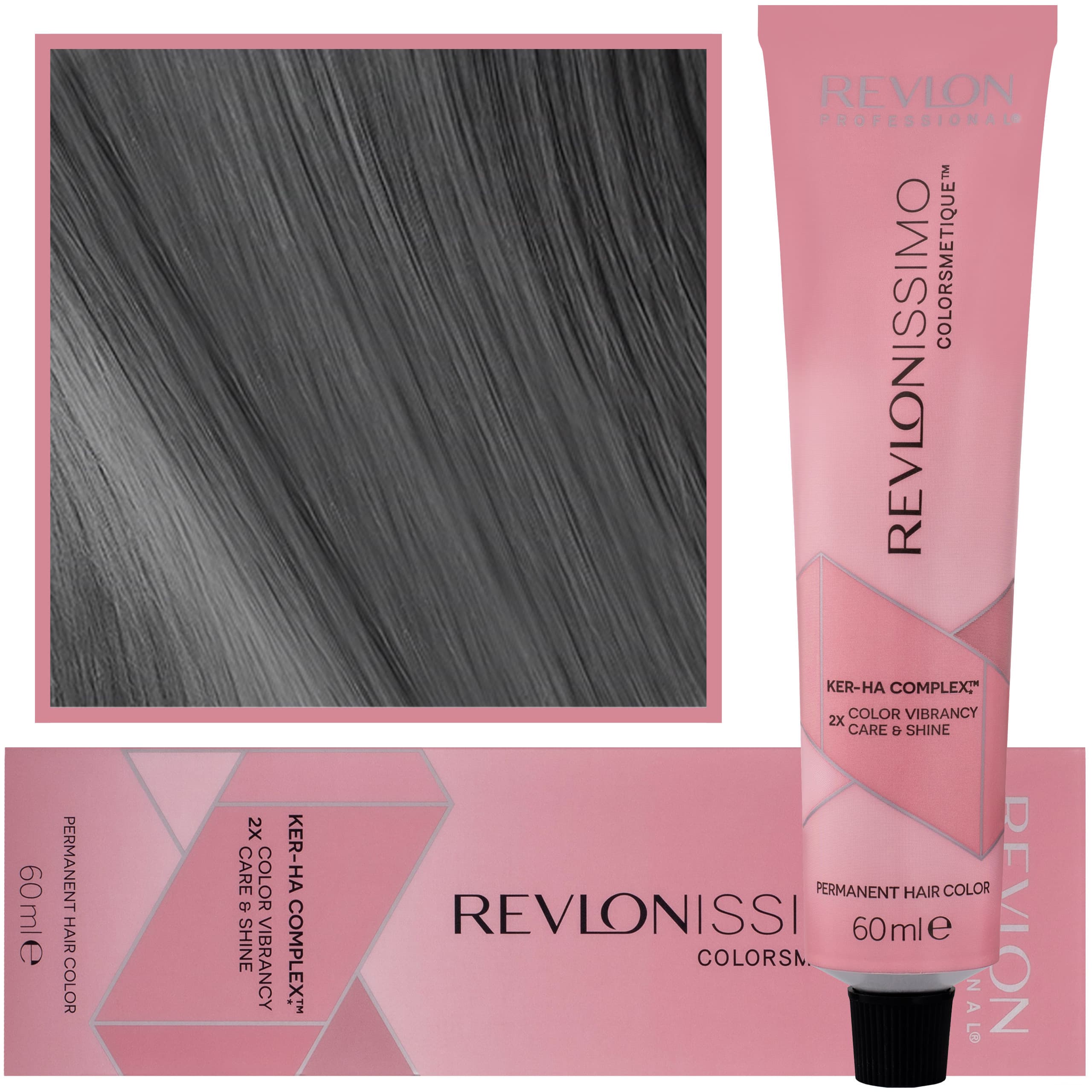 Revlonissimo Colorsmetique - kremowa farba do włosów, ,102 | Przydymiony Srebrny