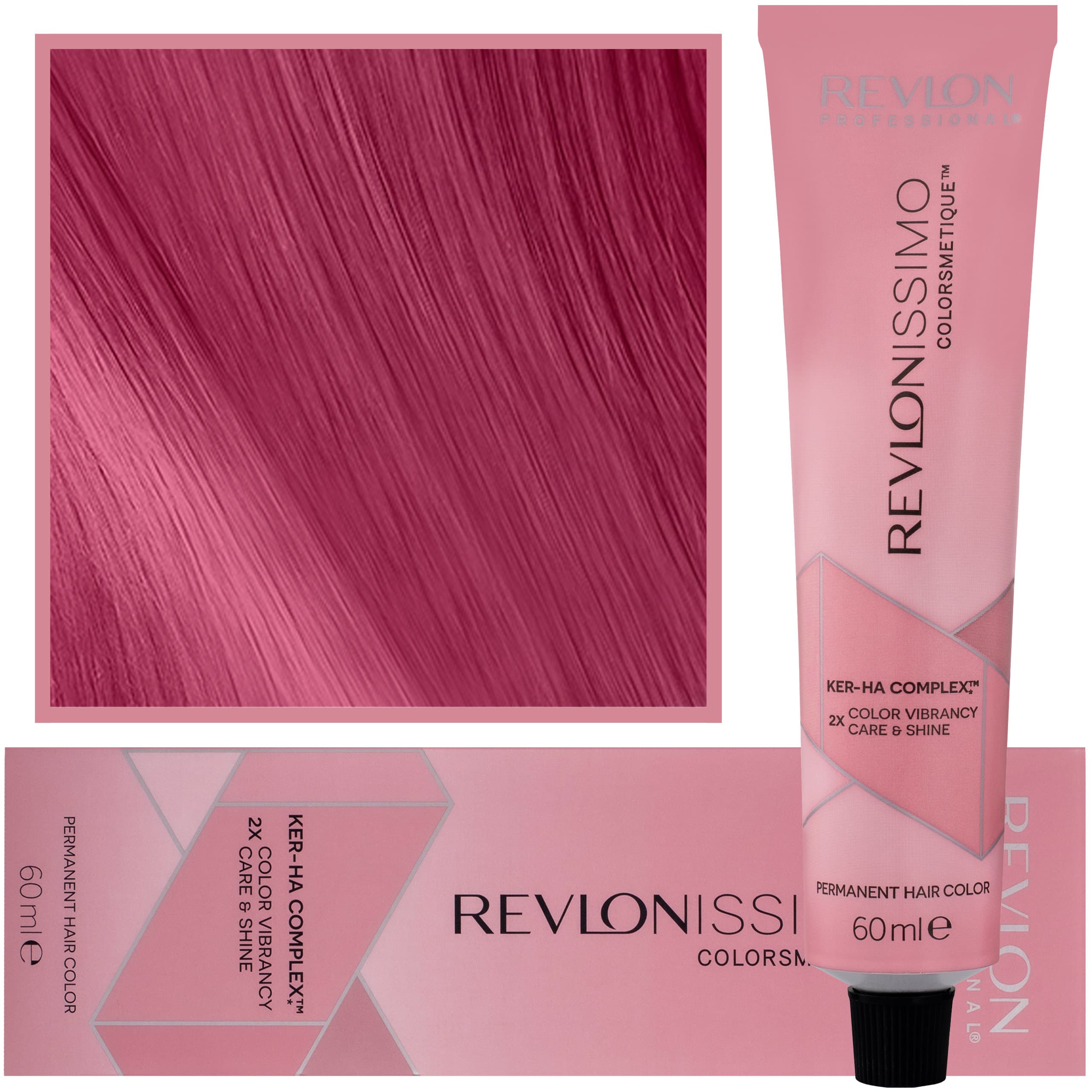 Revlonissimo Colorsmetique - kremowa farba do włosów, ,523 | Różowy