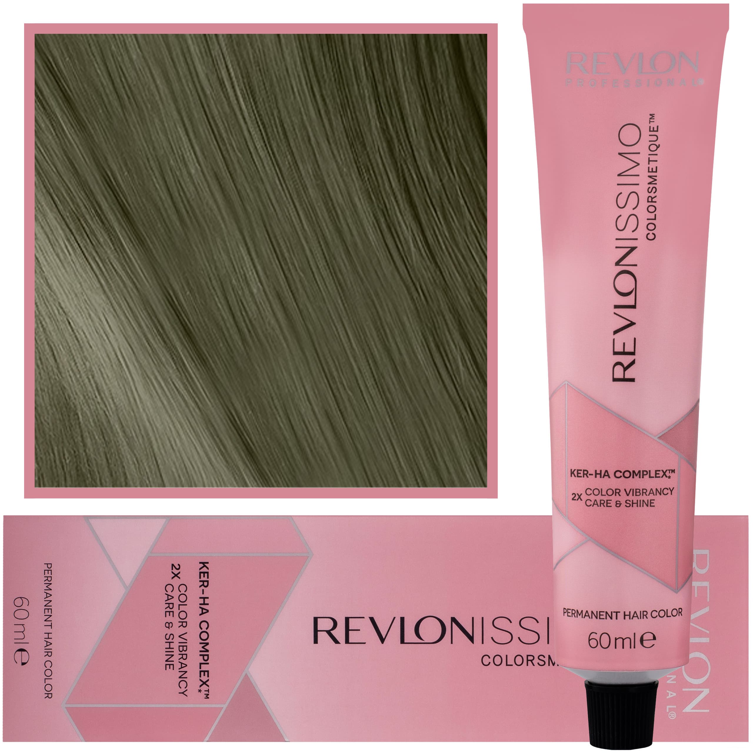 Revlonissimo Colorsmetique - kremowa farba do włosów, ,713 | Brąz Khaki