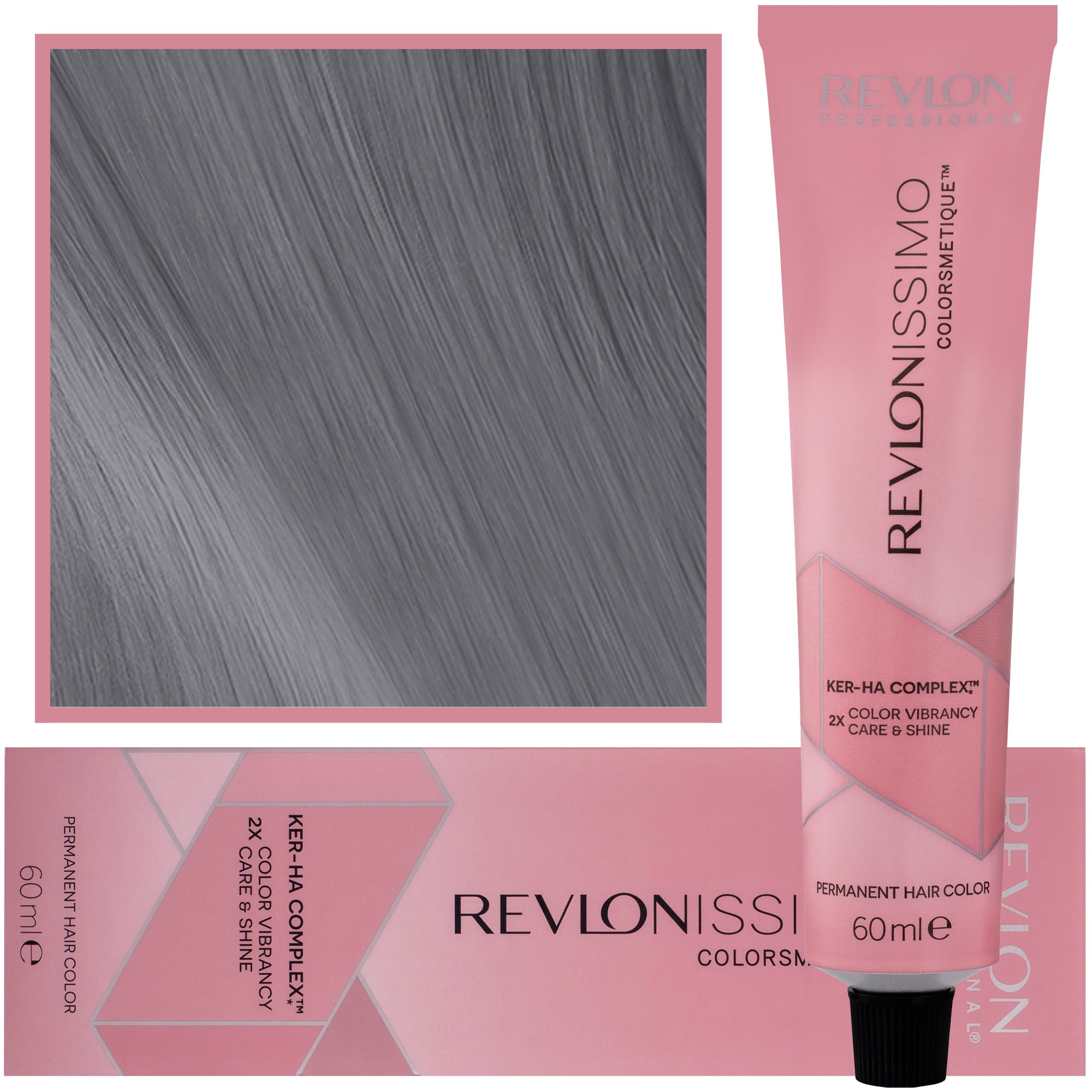 Revlonissimo Colorsmetique - kremowa farba do włosów, 011 | Szary