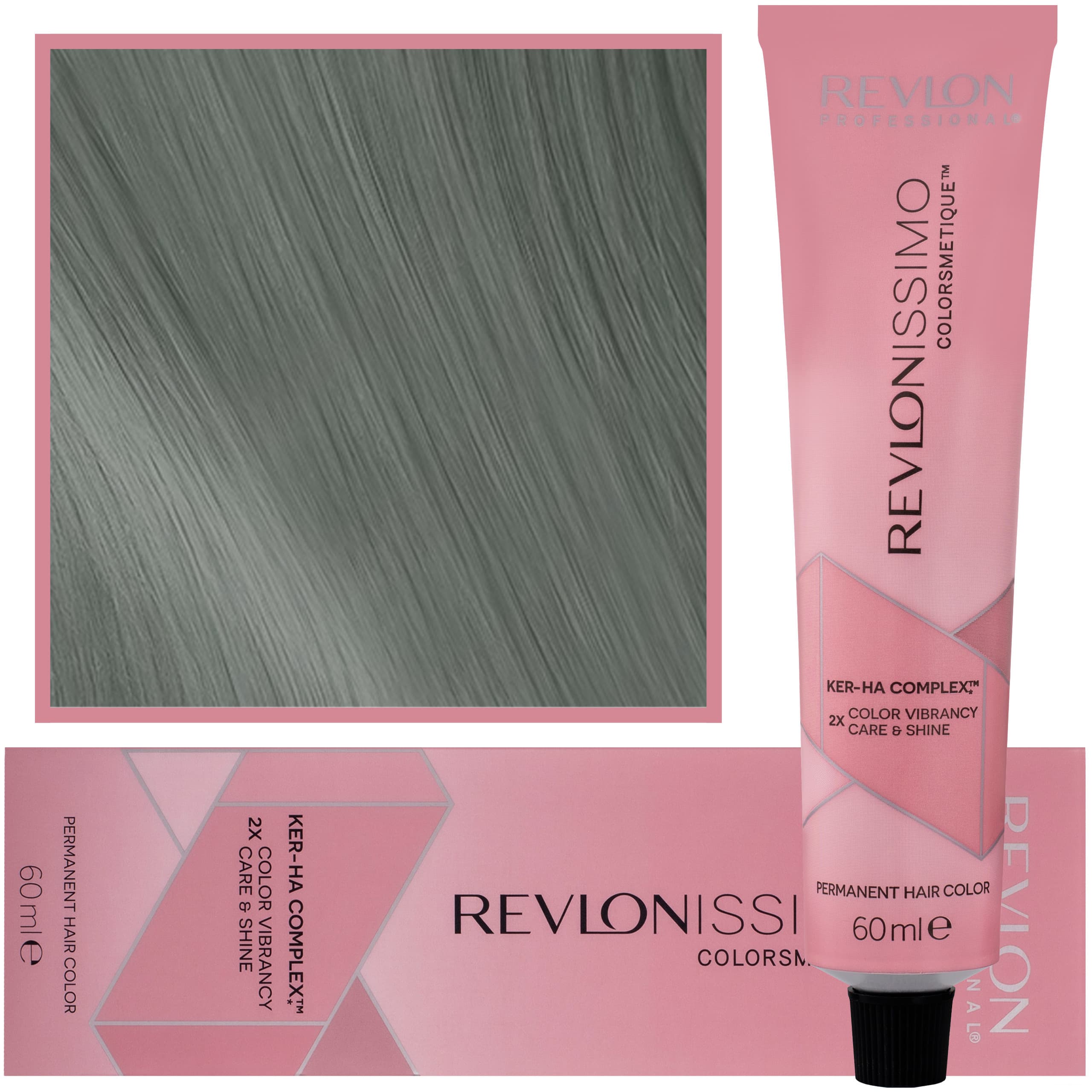 Revlonissimo Colorsmetique - kremowa farba do włosów, 017 | Szary Brąz
