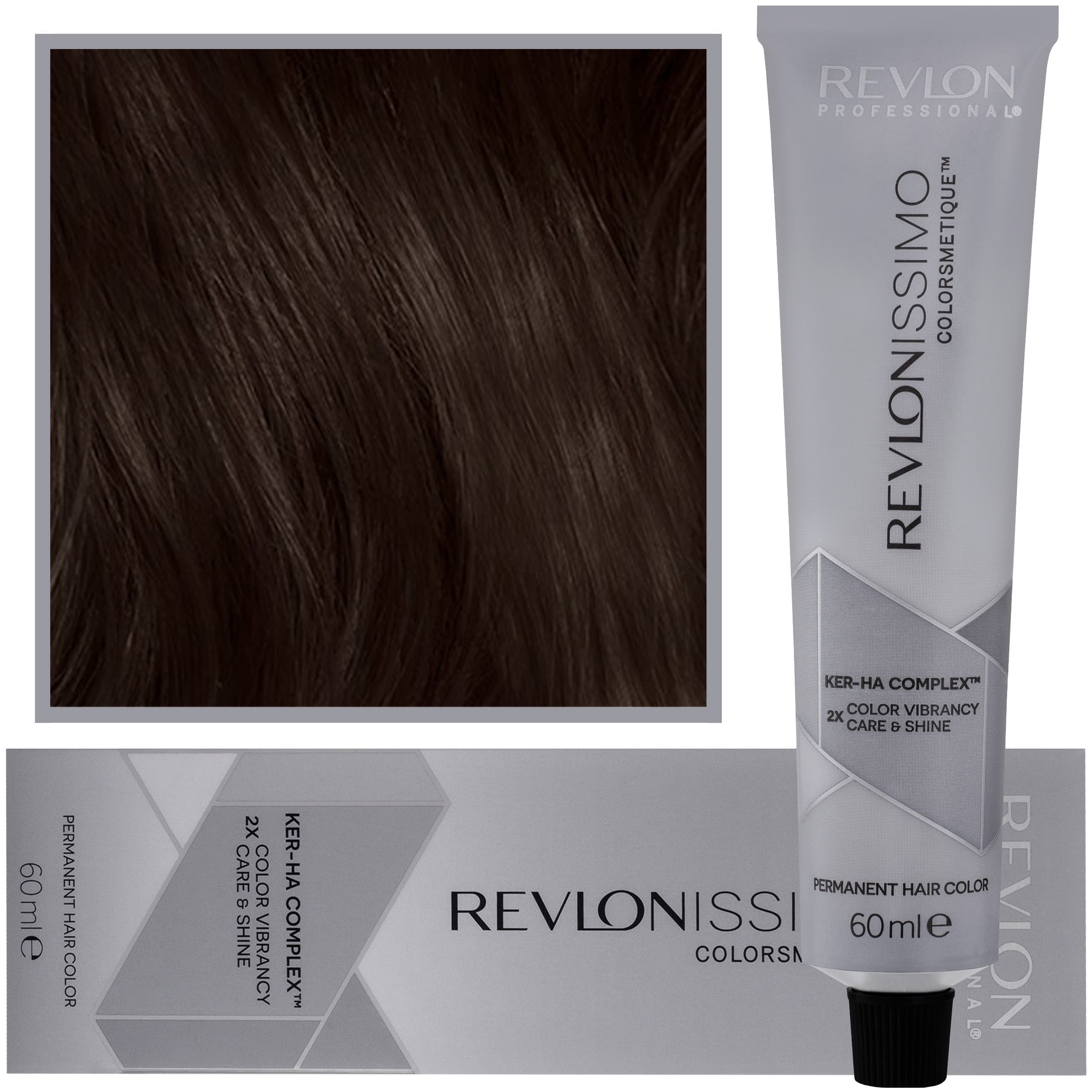 Revlonissimo Colorsmetique - kremowa farba do włosów, 3 | Ciemny Brąz