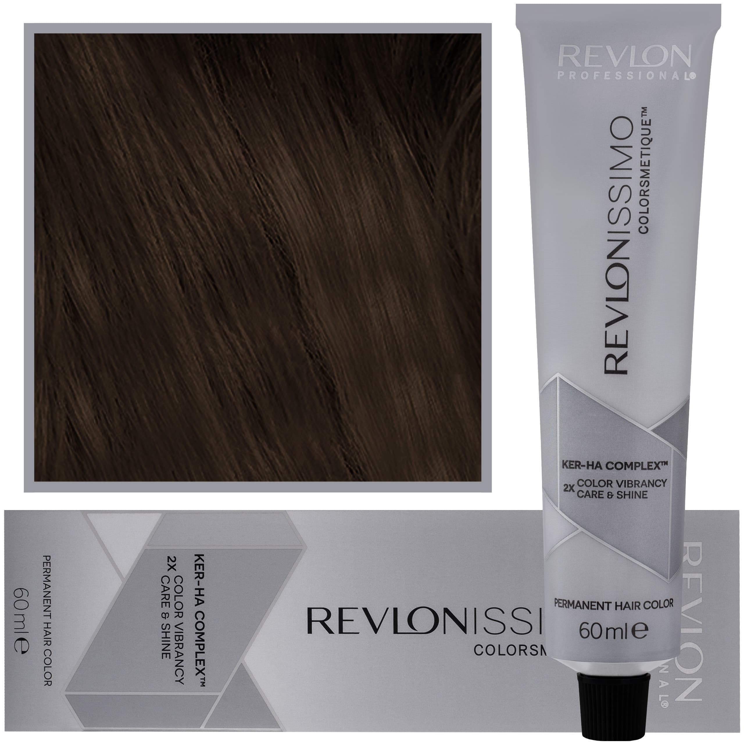 Revlonissimo Colorsmetique - kremowa farba do włosów, 4 | Średni Brąz