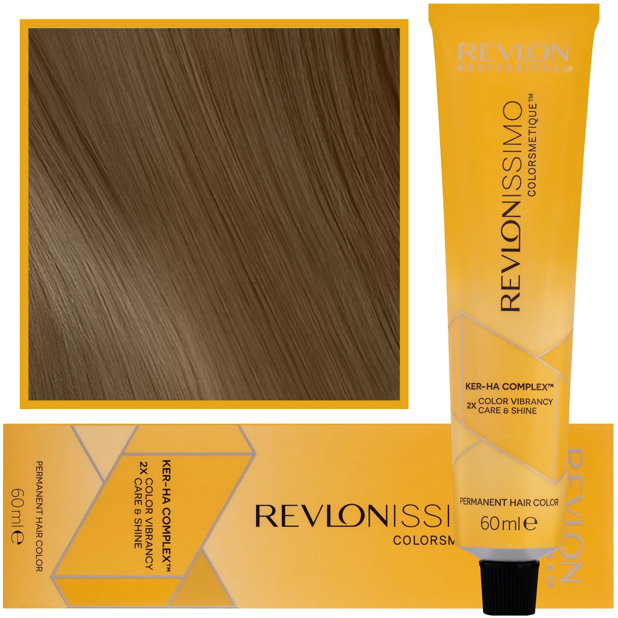 Revlonissimo Colorsmetique - kremowa farba do włosów, 5,3 | Jasny Złoty Brąz