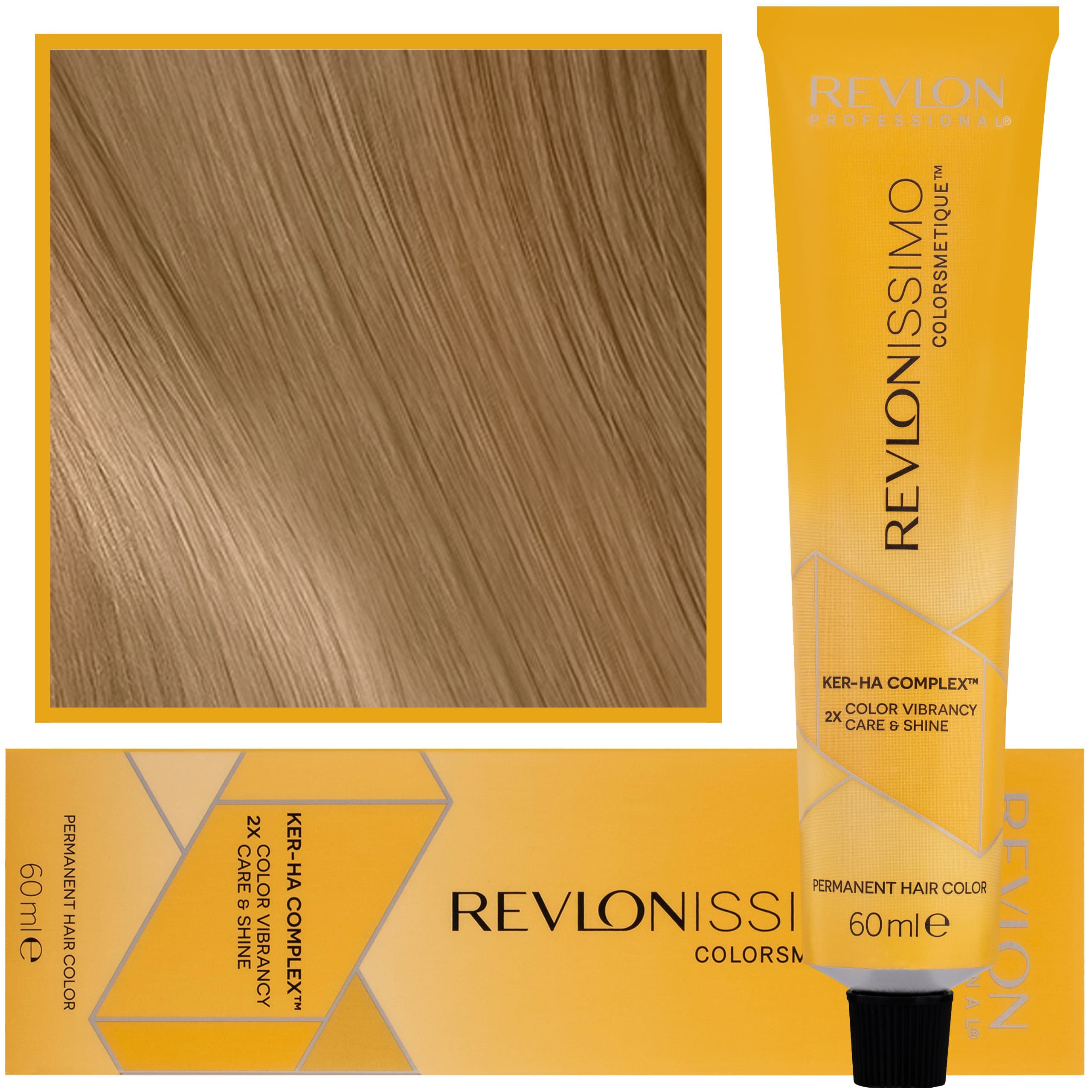 Revlonissimo Colorsmetique - kremowa farba do włosów, 7,3 | Średni Złoty Blond