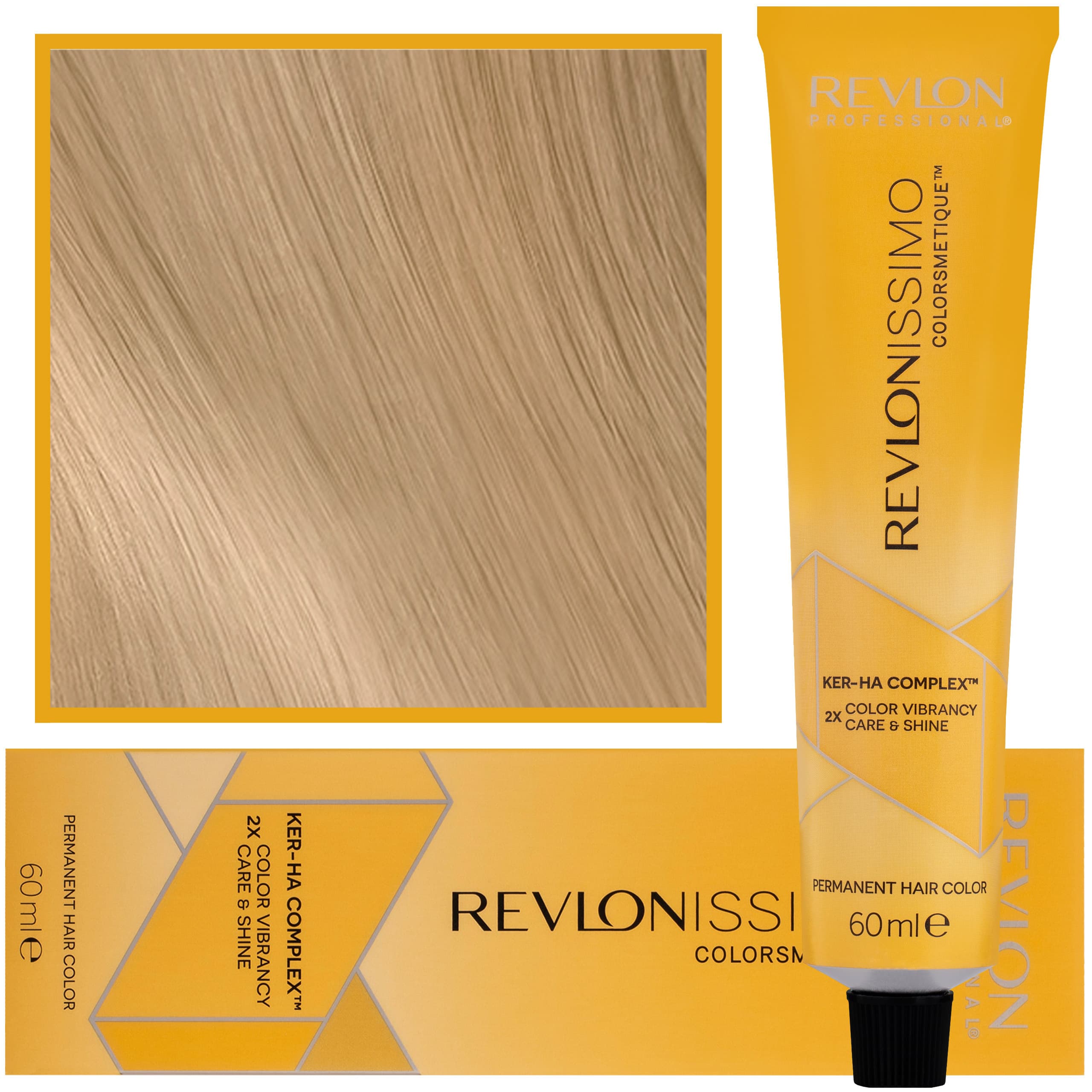 Revlonissimo Colorsmetique - kremowa farba do włosów, 8,3 | Jasny Złoty Blond