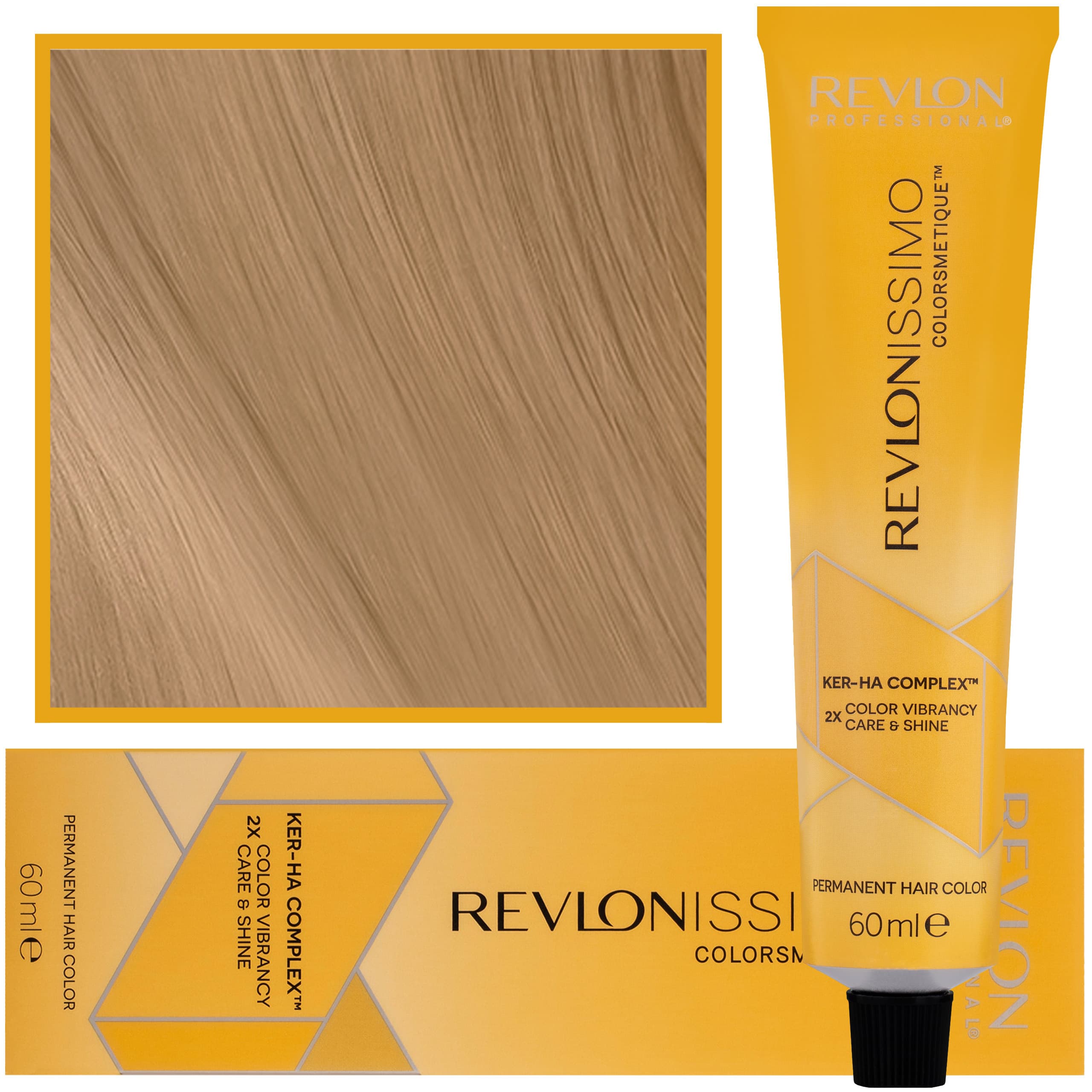 Revlonissimo Colorsmetique - kremowa farba do włosów, 8,31 | Jasny Złoty Popielaty Blond