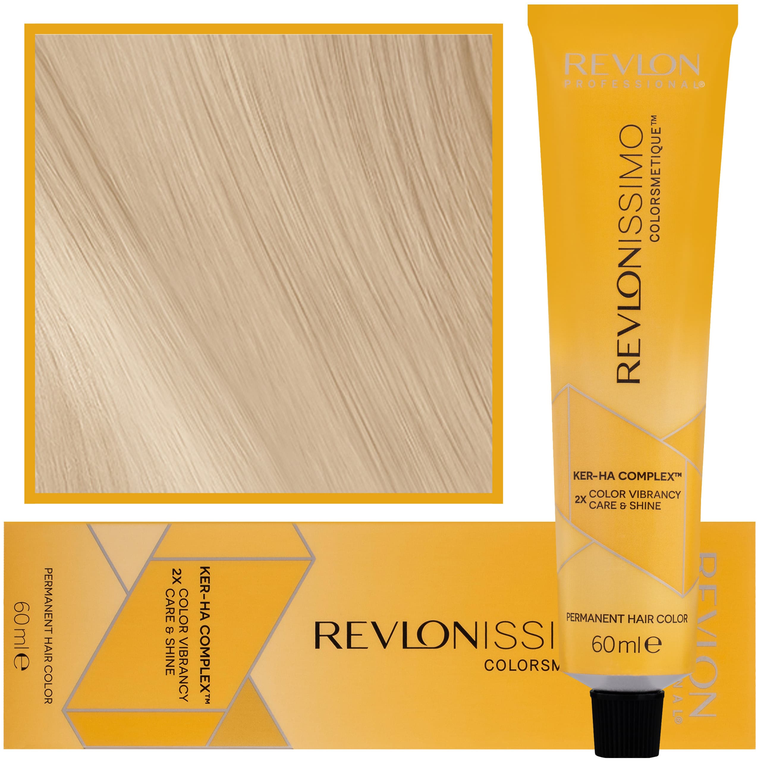 Revlonissimo Colorsmetique - kremowa farba do włosów, 10,31 | Najjaśniejszy Złoty Popielaty Blond