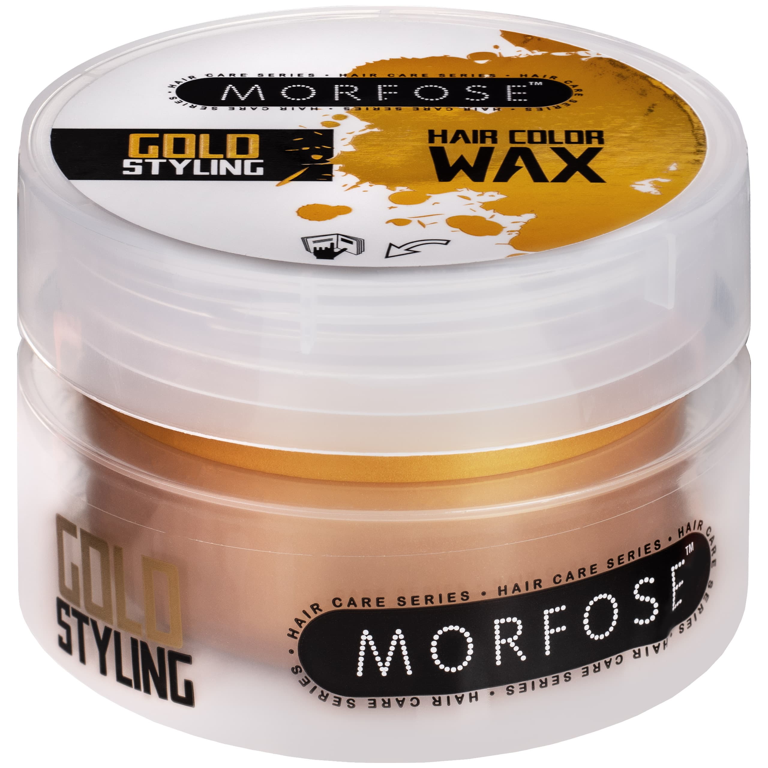 Hair Color Wax - koloryzujący wosk do włosów, mocny, matowe wykończenie, Gold | Złoty