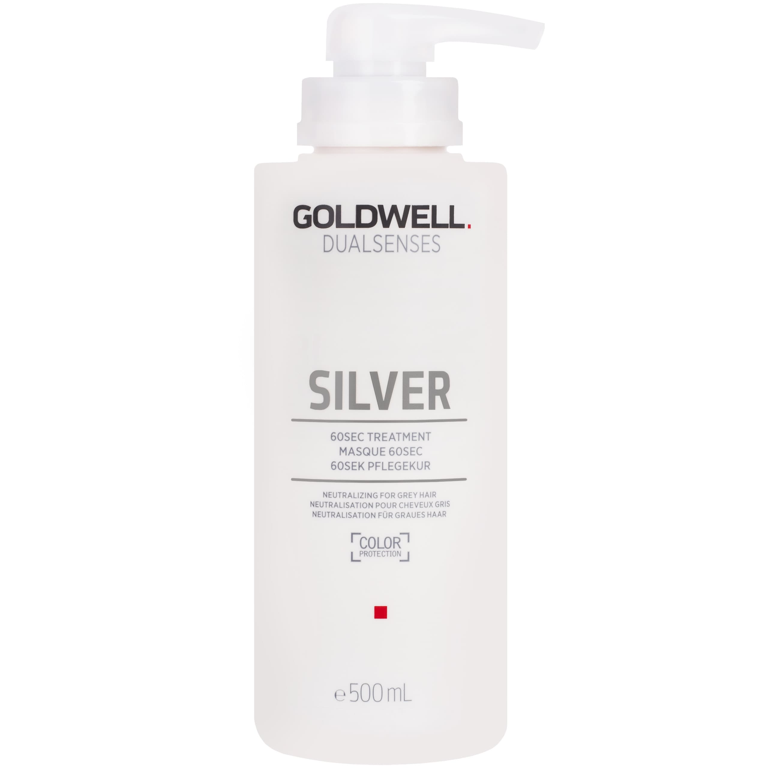 Dualsenses Silver 60sec Treatment - maska do włosów siwych i blond, neutralizuje