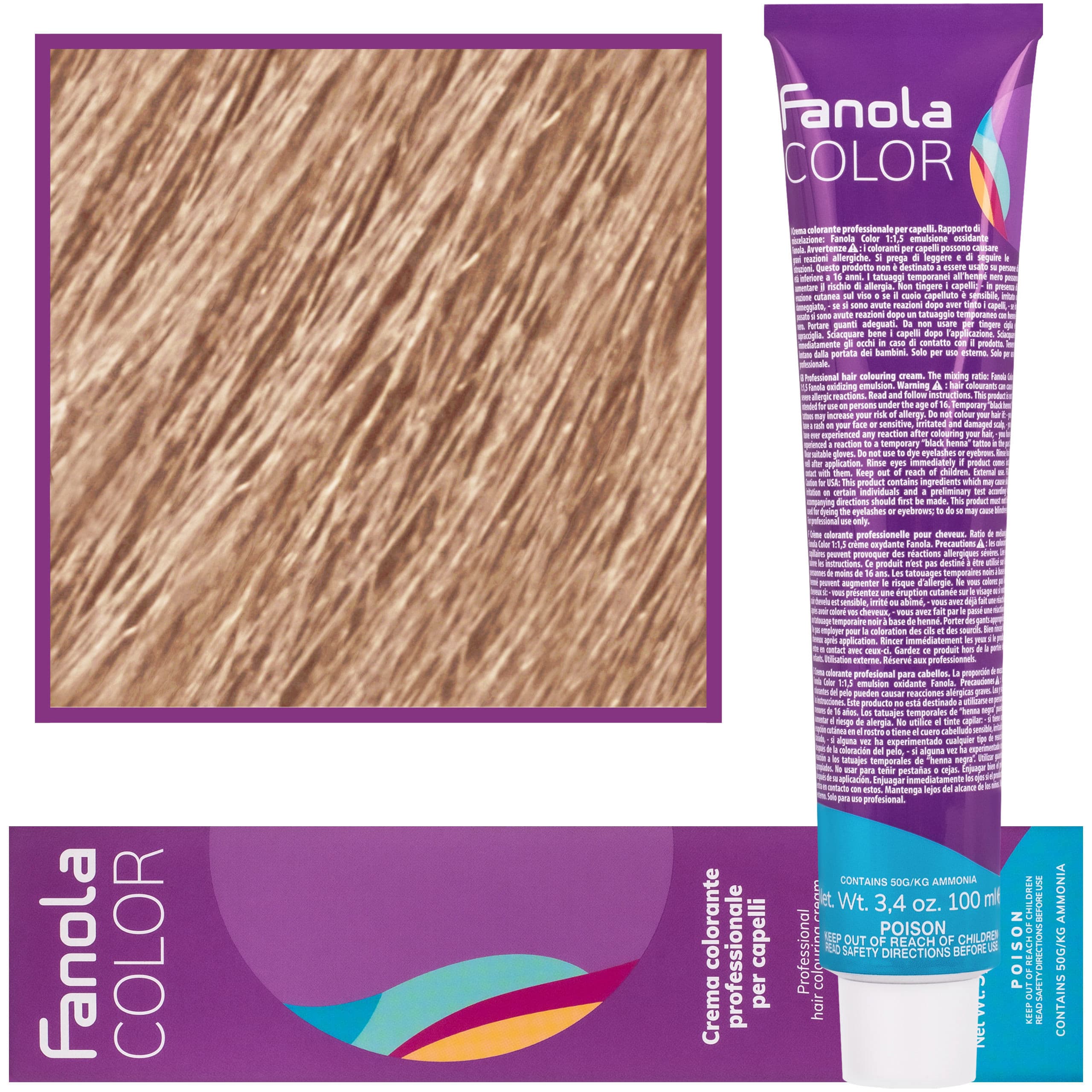 Crema Color farba - profesjonalny krem koloryzujący, 10.03 | Ciepły Platynowy Blond