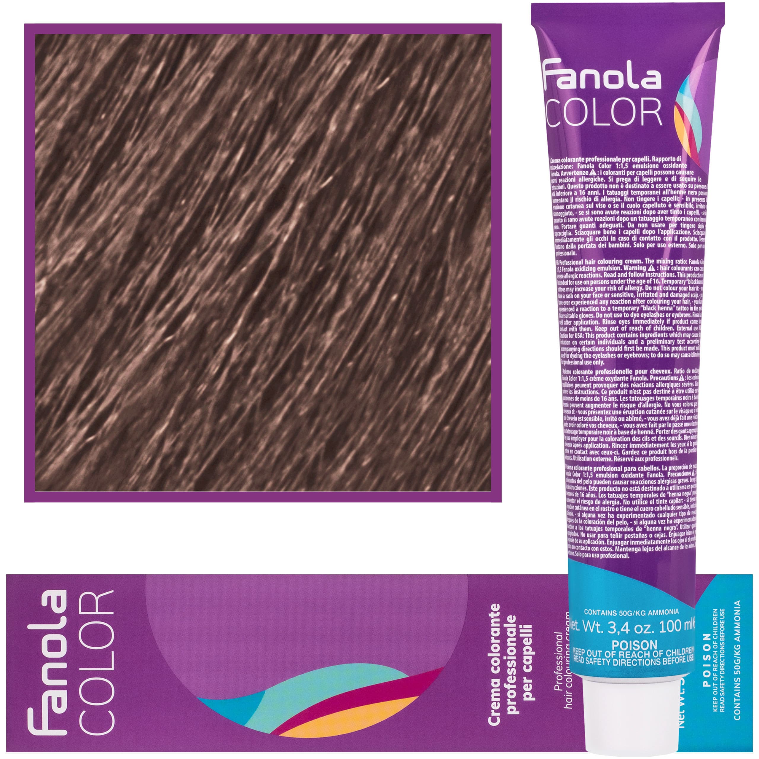 Crema Color farba - profesjonalny krem koloryzujący, 8.1 | Jasny Popielaty Blond