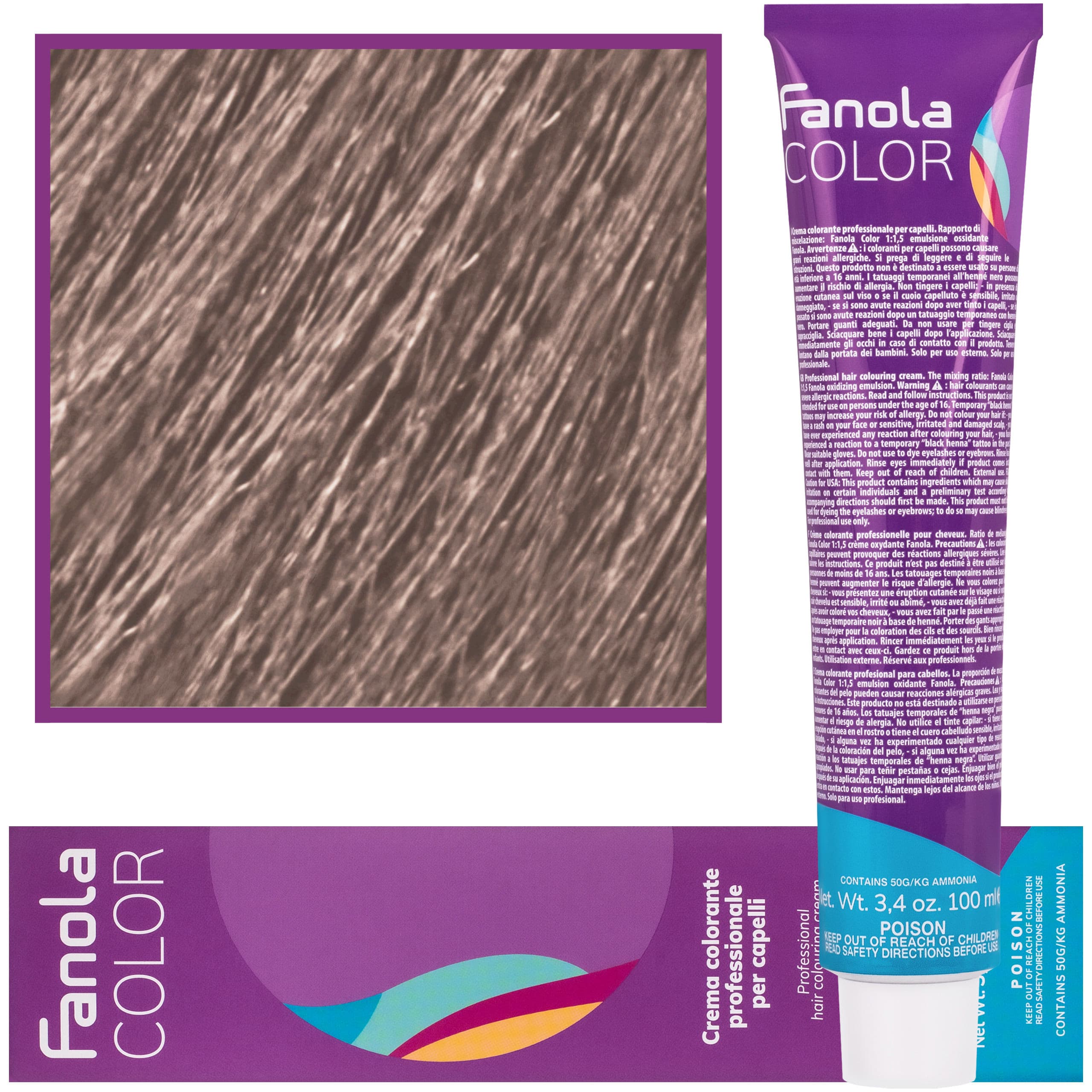 Crema Color farba - profesjonalny krem koloryzujący, 9.11 | Bardzo Jasny Blond Intensywnie Popielaty