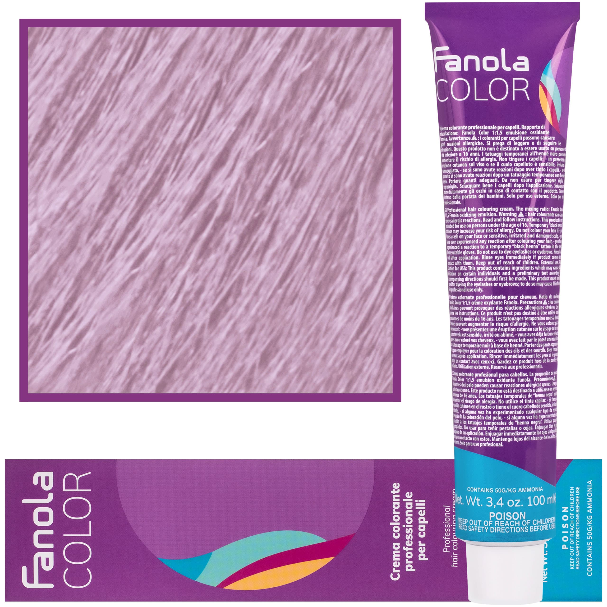 Crema Color farba - profesjonalny krem koloryzujący, 9.2F | Bardzo Jasny Blond Fantazyjny Fiolet