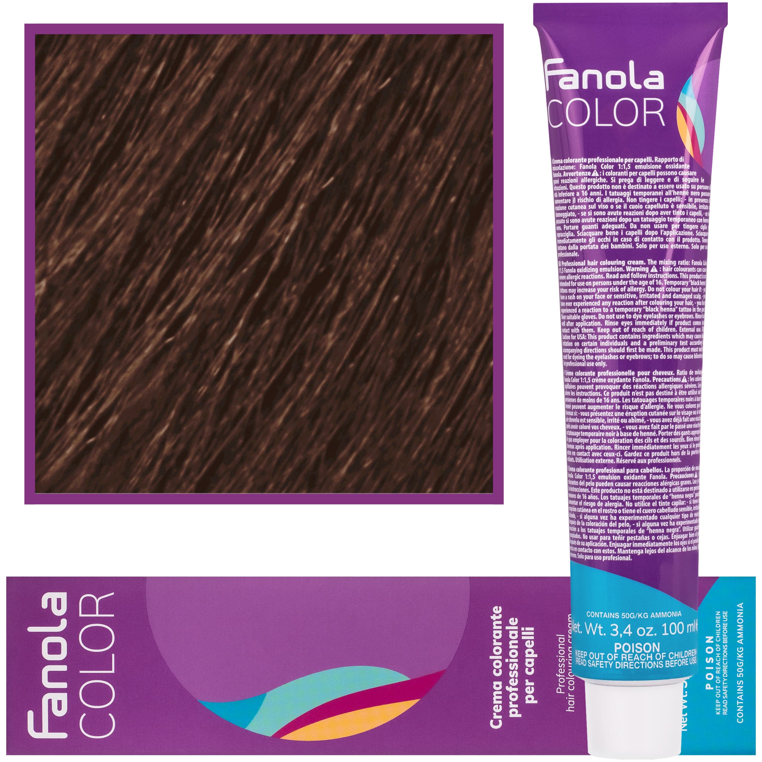 Crema Color farba - profesjonalny krem koloryzujący, 6.13 | Ciemny Beżowy Blond