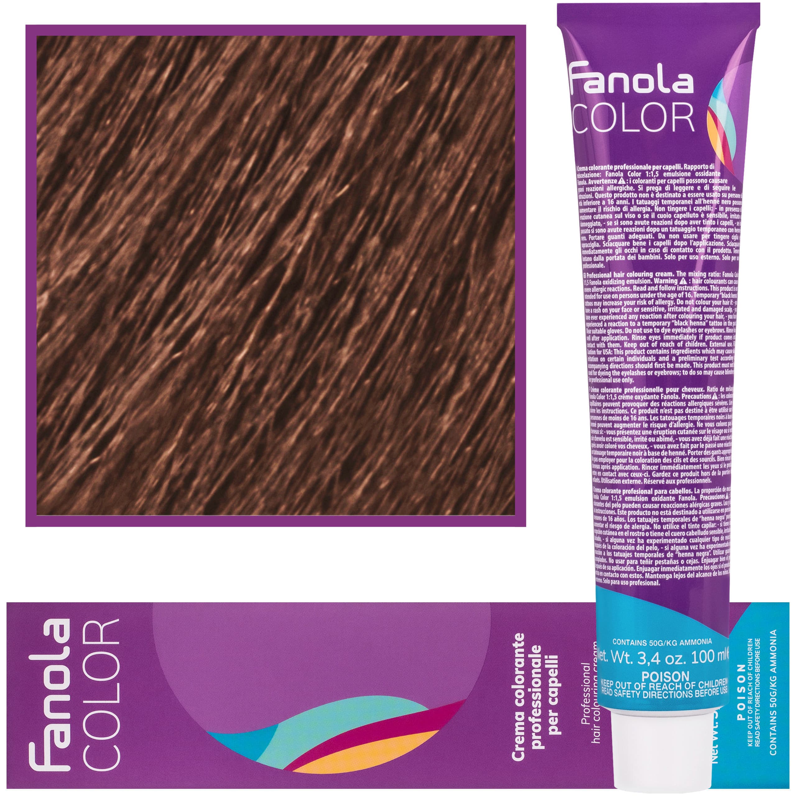 Crema Color farba - profesjonalny krem koloryzujący, 8.14 | Cacao