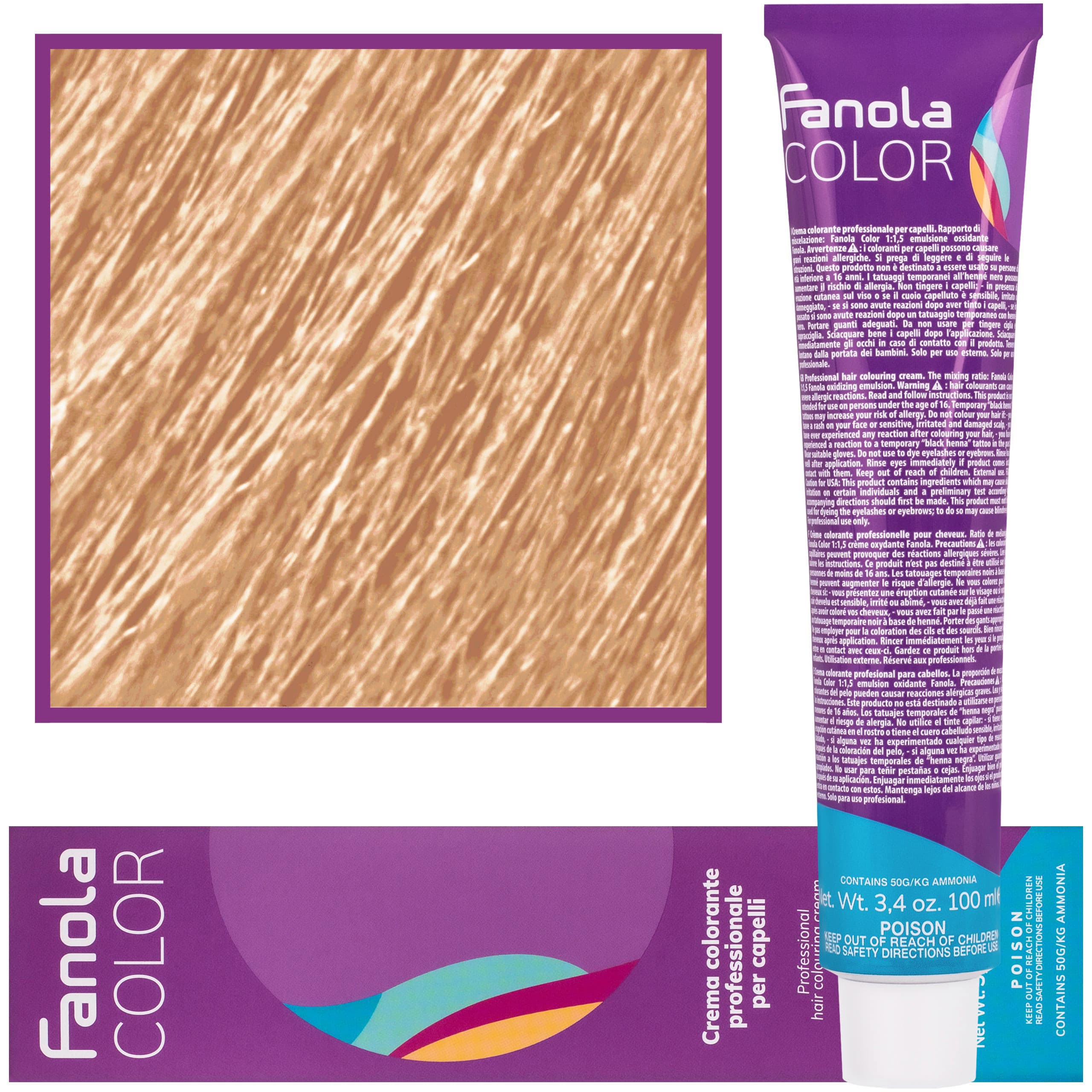 Crema Color farba - profesjonalny krem koloryzujący, 10.3 | Platynowy Złoty Blond