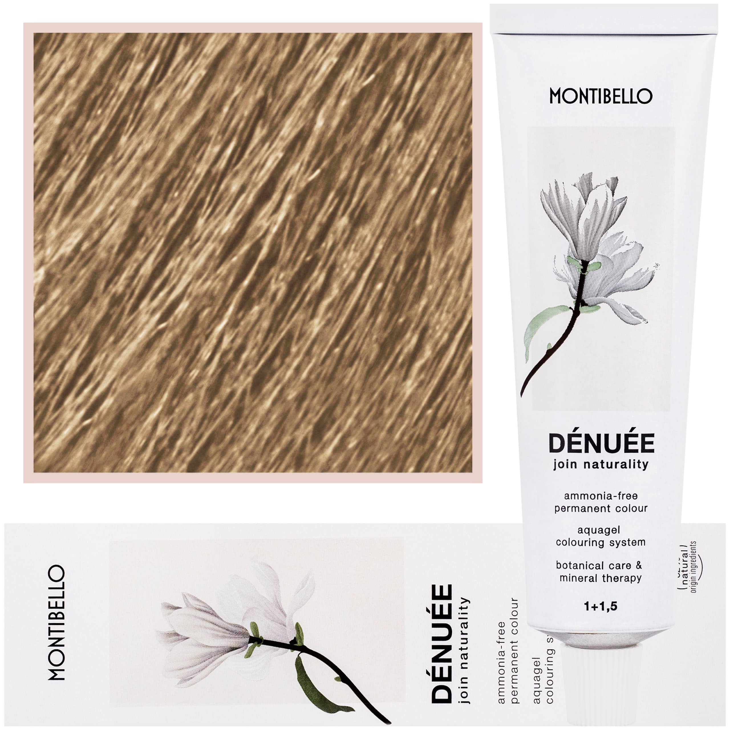 Denuee - naturalna wegańska farba do włosów bez amoniaku, 10 | Platynowy Blond