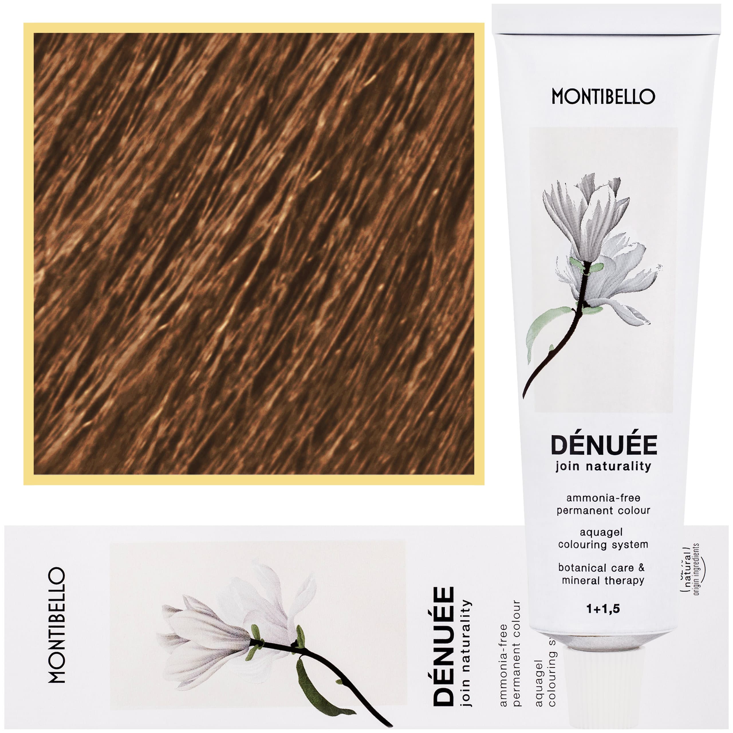 Denuee - naturalna wegańska farba do włosów bez amoniaku, 7,3 | Złoty Blond