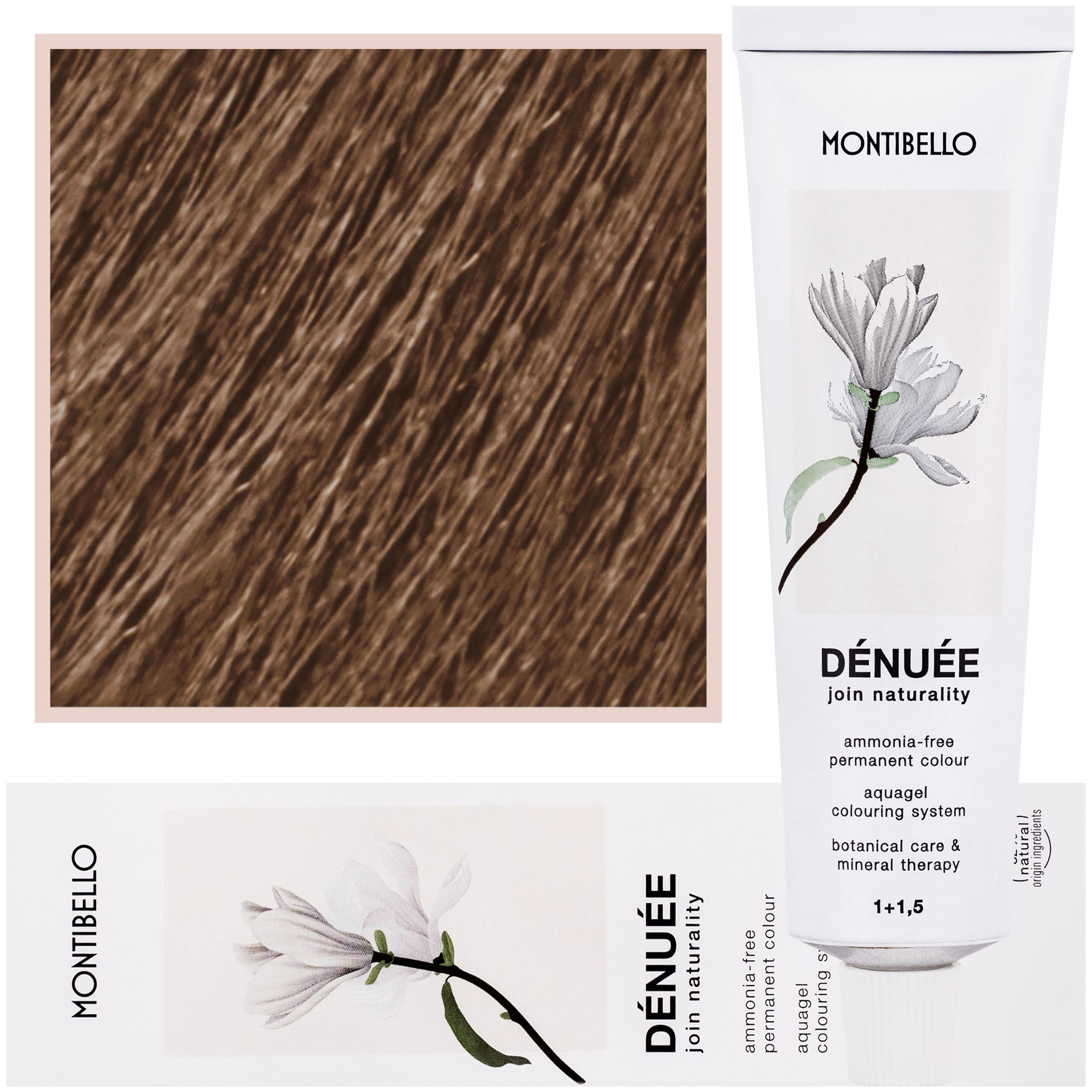 Denuee - naturalna wegańska farba do włosów bez amoniaku, 7 | Blond