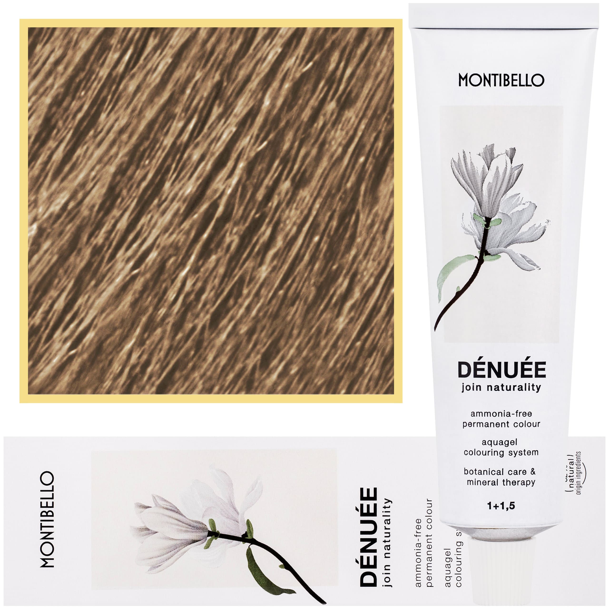 Denuee - naturalna wegańska farba do włosów bez amoniaku, 9,36 | Piaskowy Bardzo Jasny Blond