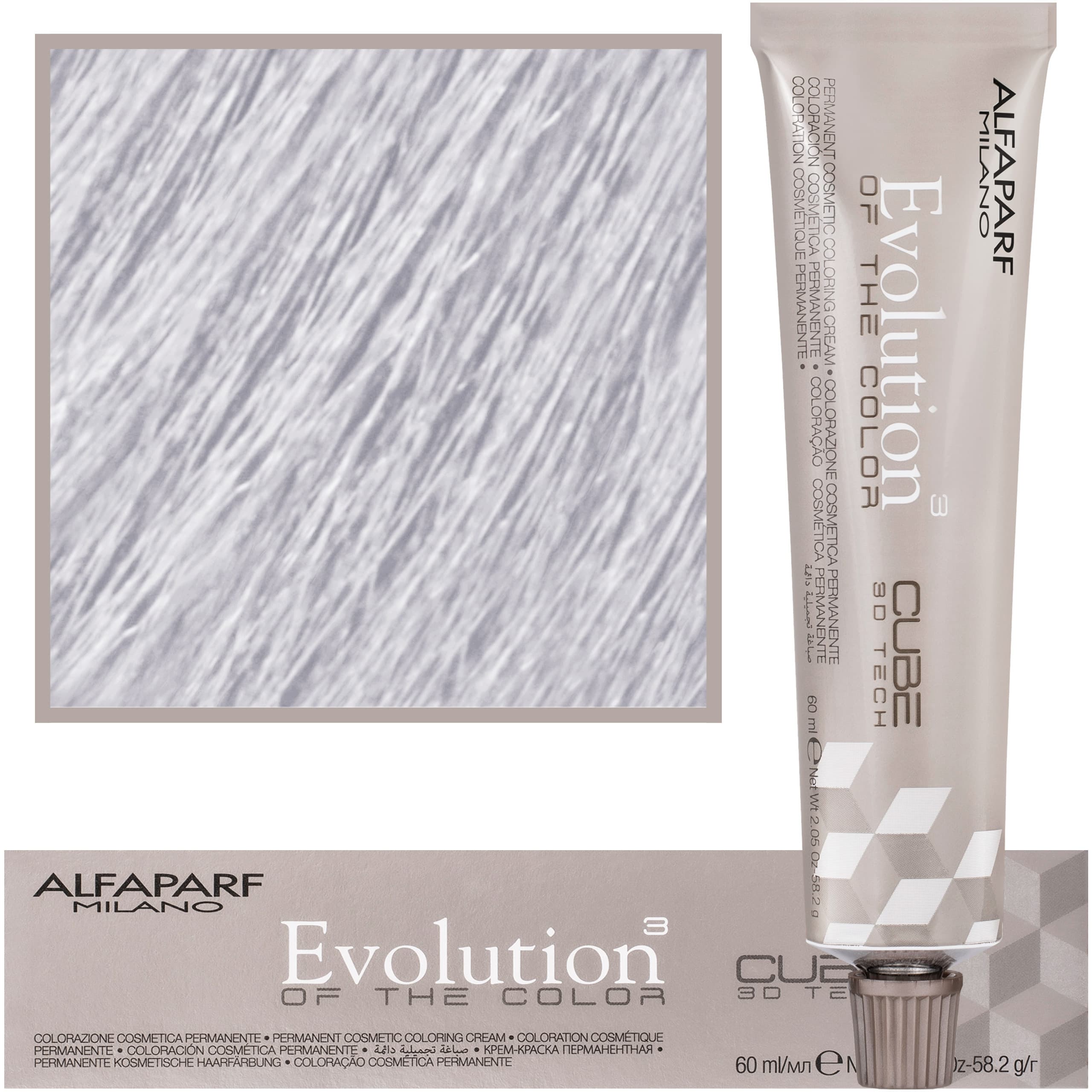 Evolution - farba do włosów cała paleta .01 | Delikatnie Popielaty