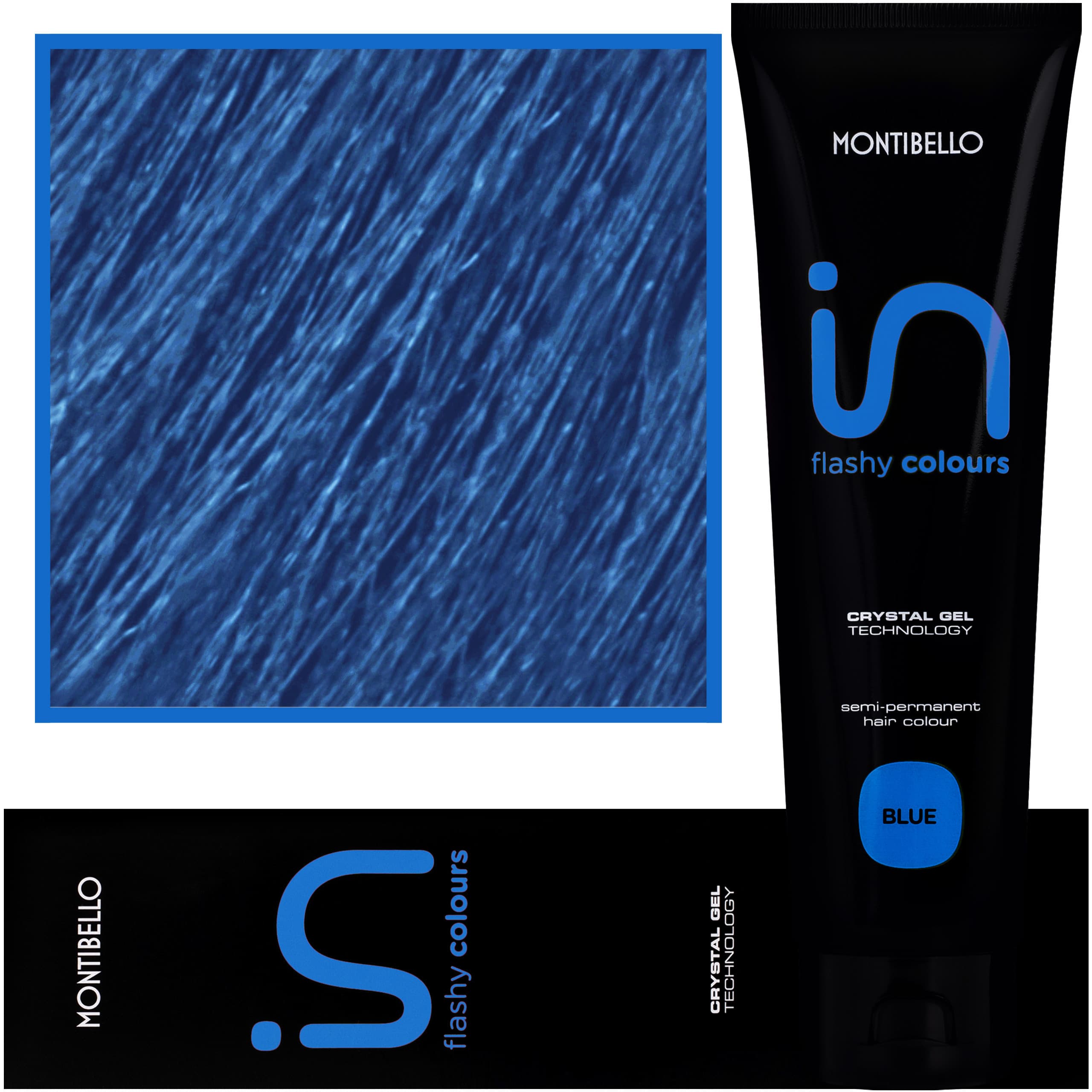 In Flashy Colours - żel koloryzujący w tęczowych odcieniach, BLUE | Niebieski