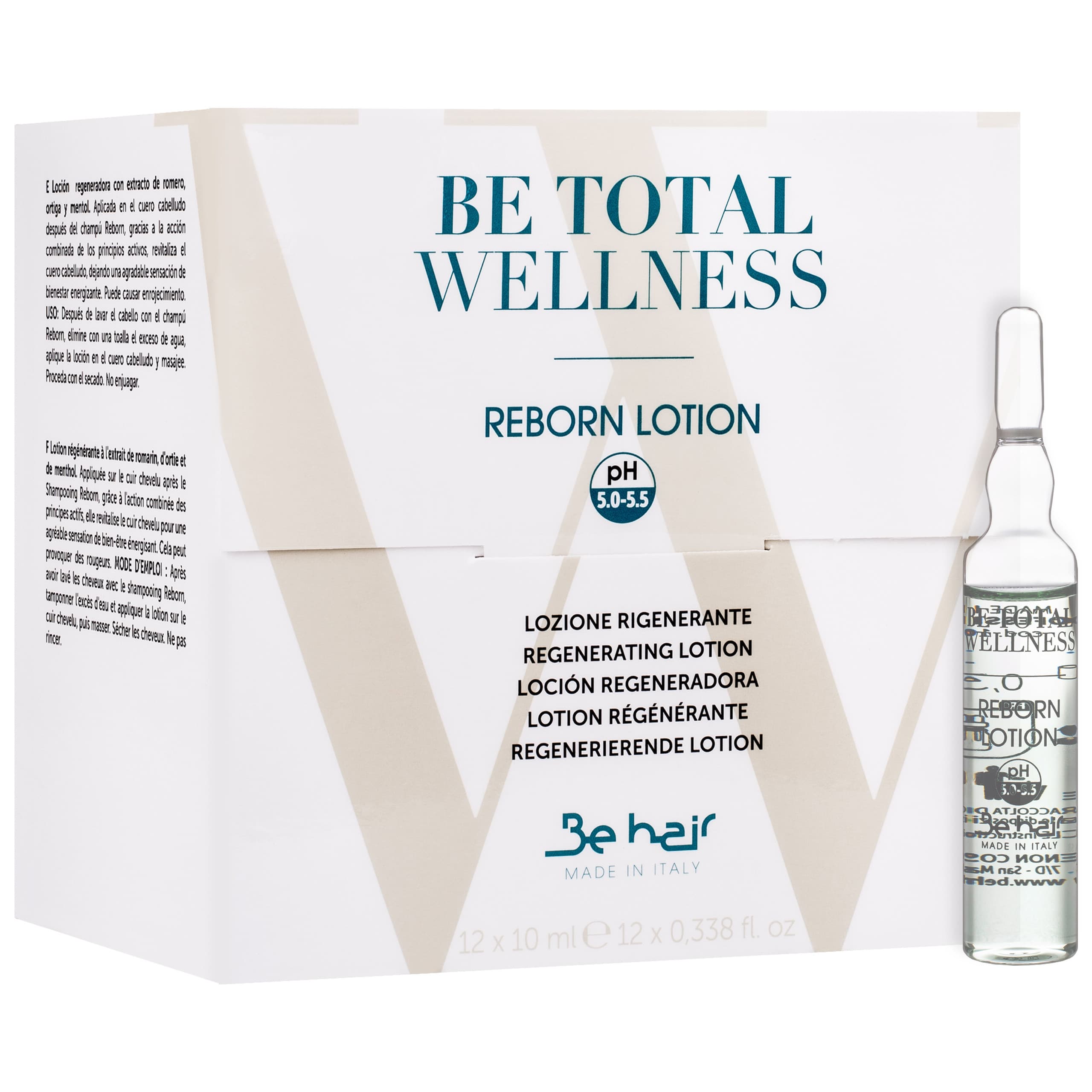 BE TOTAL WELLNESS lotion - ampułki do włosów cienkich i delikatnych