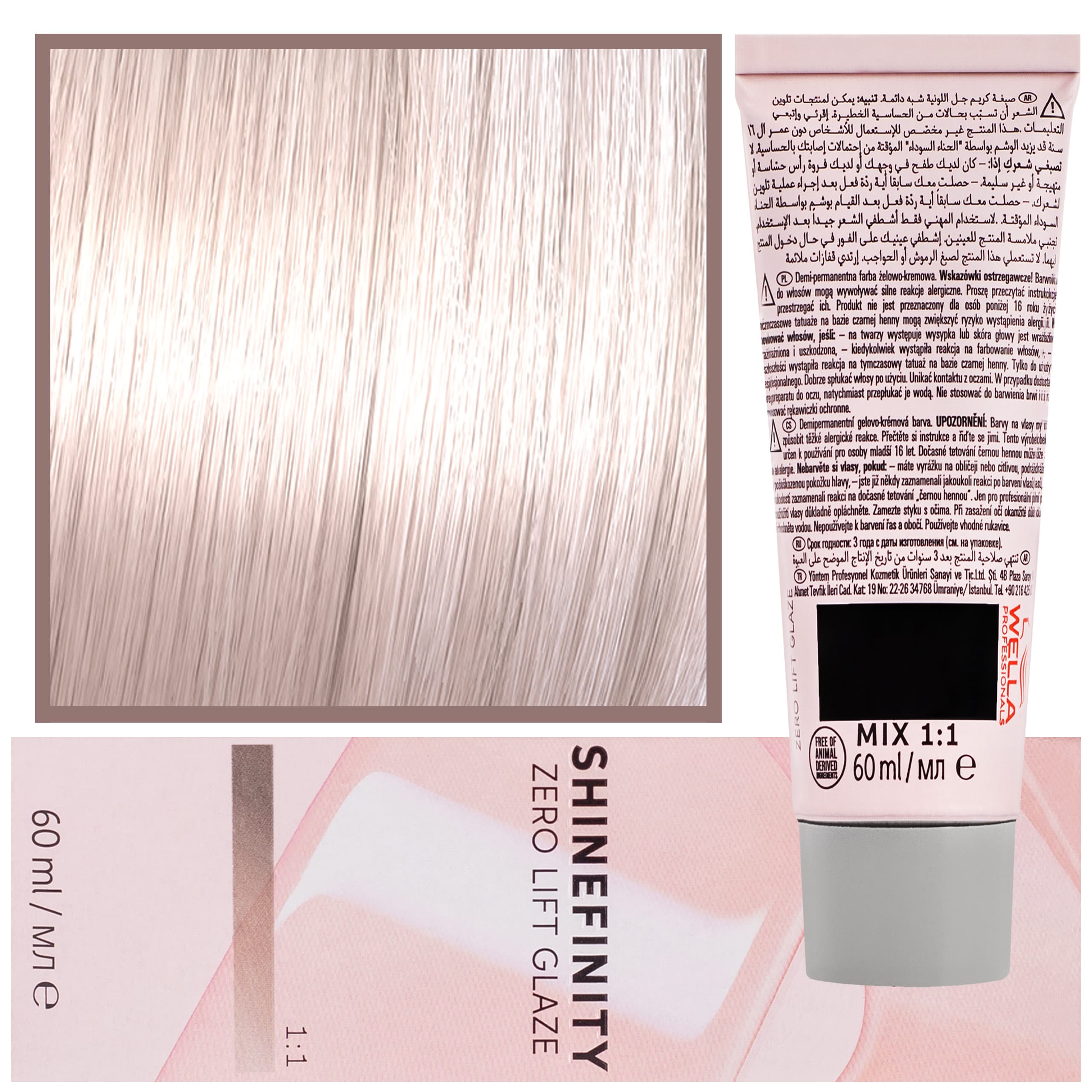 Shinefinity Zero Lift Glaze - profesjonalna farba do włosów, 09/07 | Bardzo Jasny Naturalny Brązowy Blond