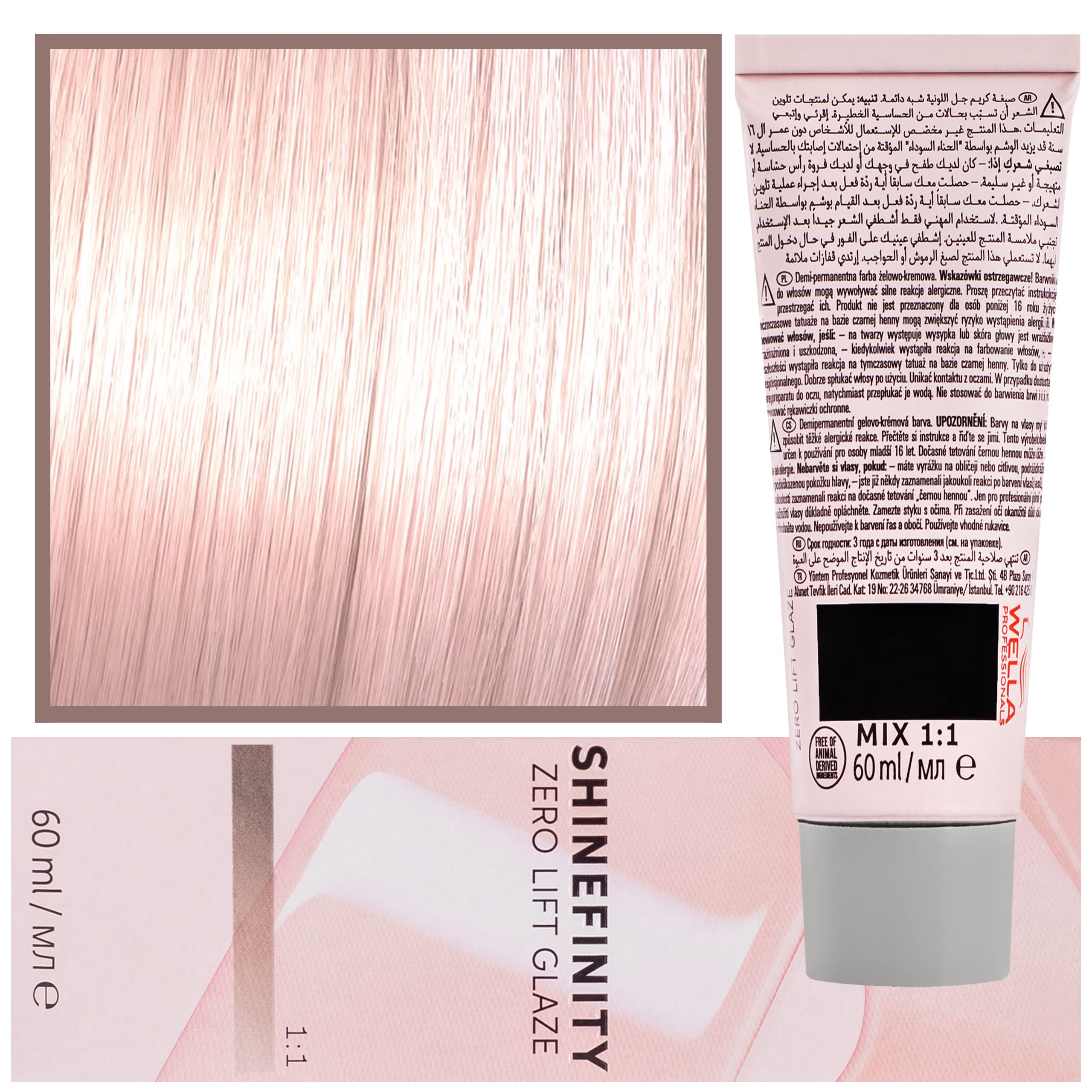 Shinefinity Zero Lift Glaze - profesjonalna farba do włosów, 09/05 | Bardzo Jasny Naturalny Mahoniowy Blond