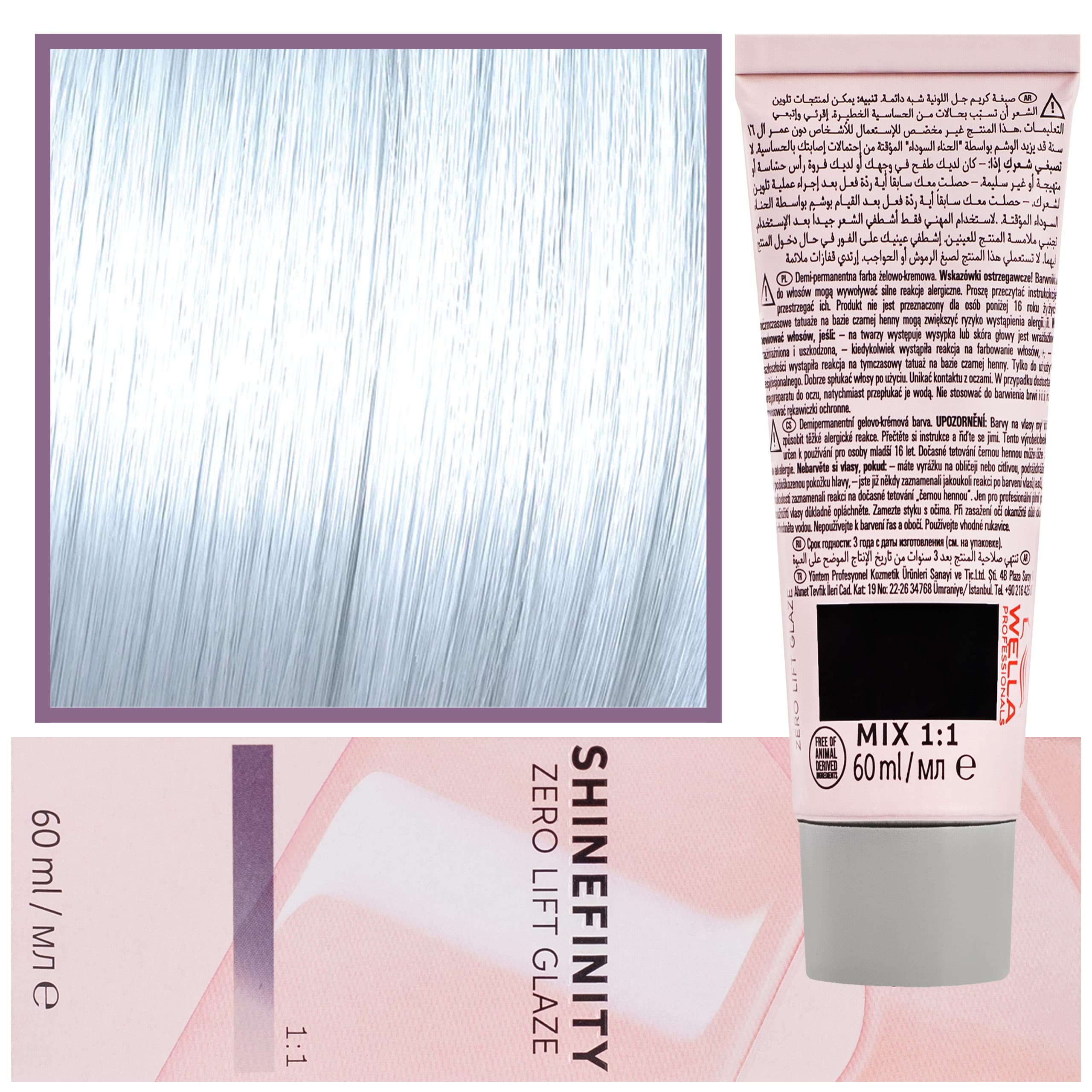 Shinefinity Zero Lift Glaze - profesjonalna farba do włosów, 08/8 | Jasny Naturalny Blond