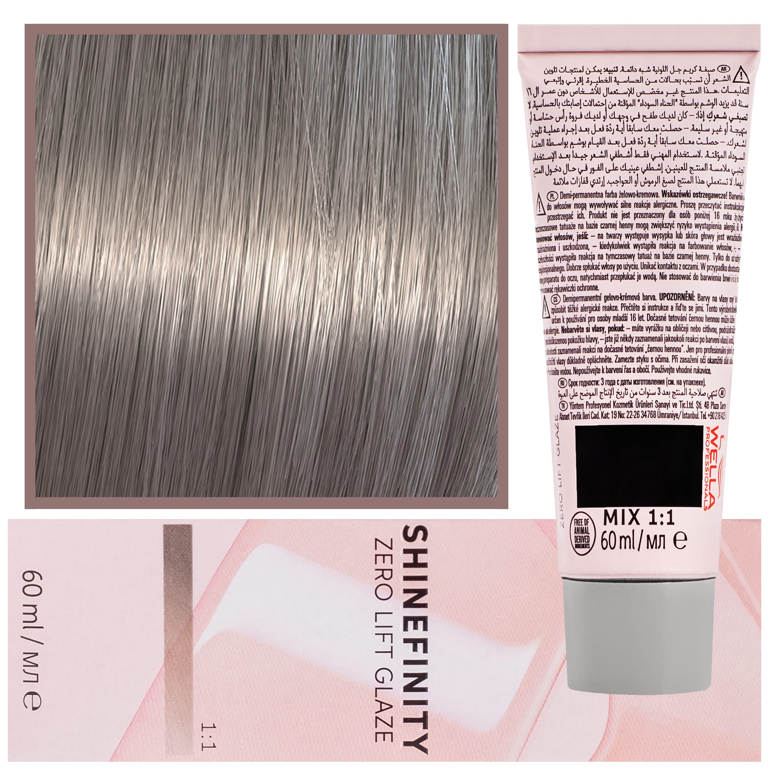 Shinefinity Zero Lift Glaze - profesjonalna farba do włosów, 06/02 | Ciemny Naturalny Matowy Blond