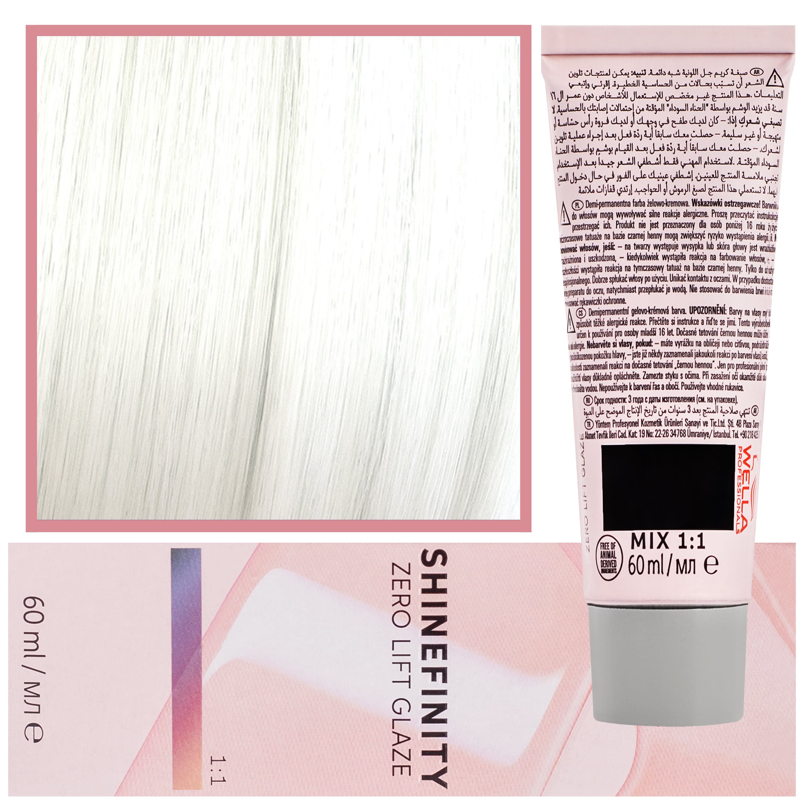 Shinefinity Zero Lift Glaze - profesjonalna farba do włosów, 00/00 | Clear