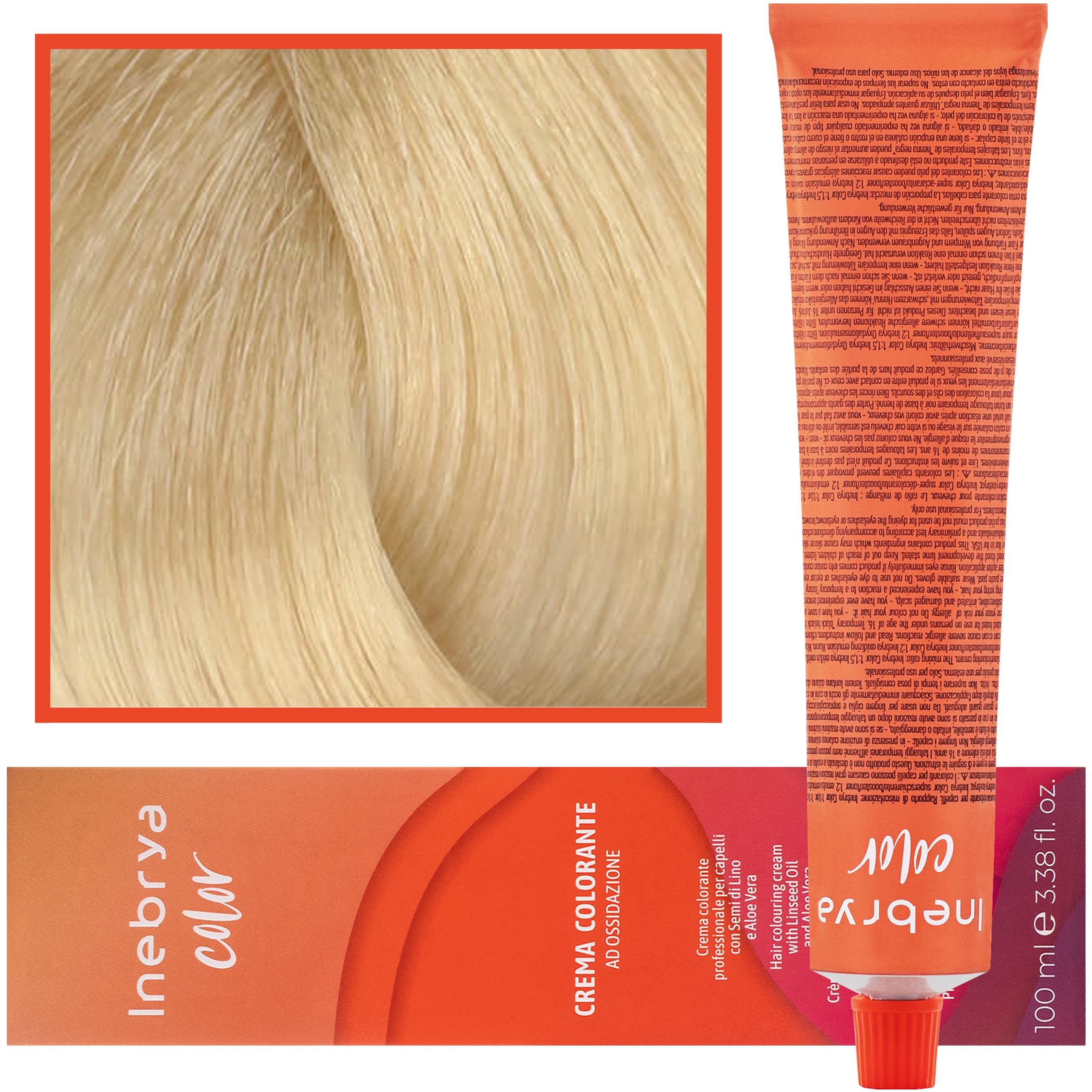 Color - farba krem koloryzujący do włosów, 10/0 | Jasny Platynowy Blond