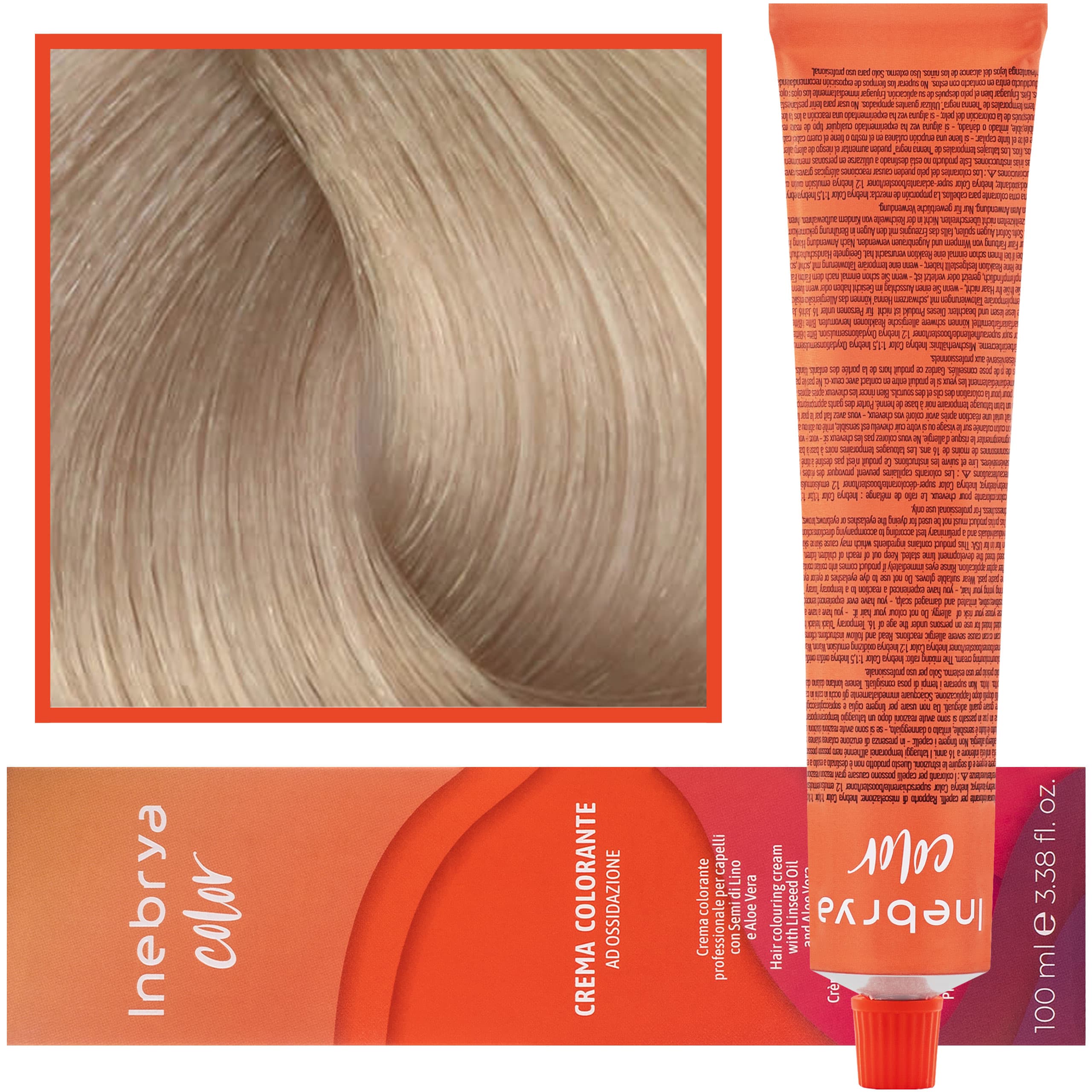 Color - farba krem koloryzujący do włosów, 10/1 | Jasny Platynowy Popielaty Blond